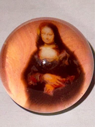 Preview pic of Keys Glass Mona Lisa Marble