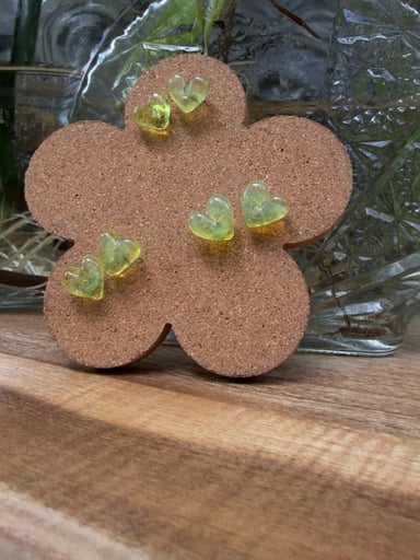 Preview pic of AfterBurnt Dainty Heart Studs