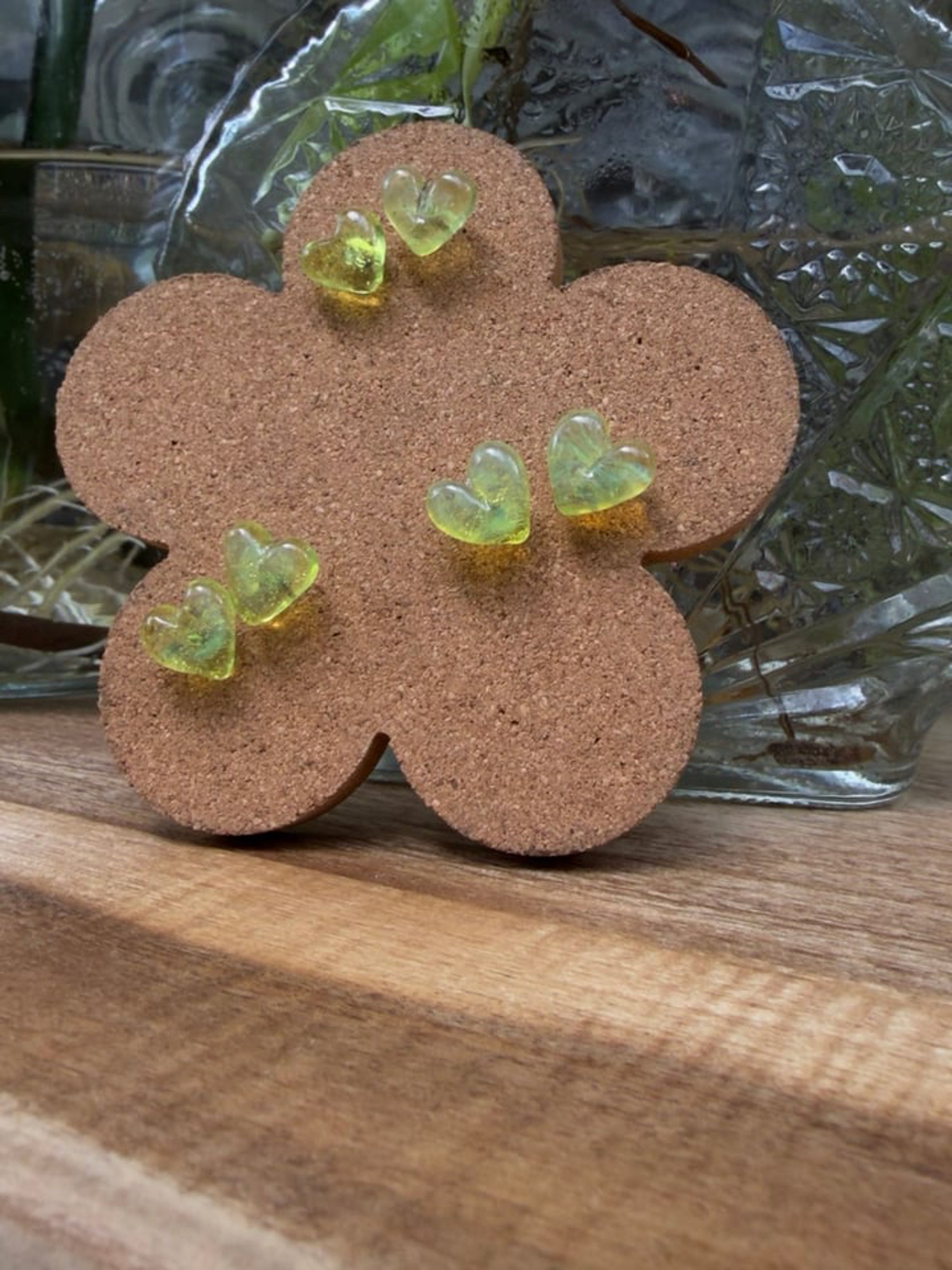 Preview pic of AfterBurnt Dainty Heart Studs