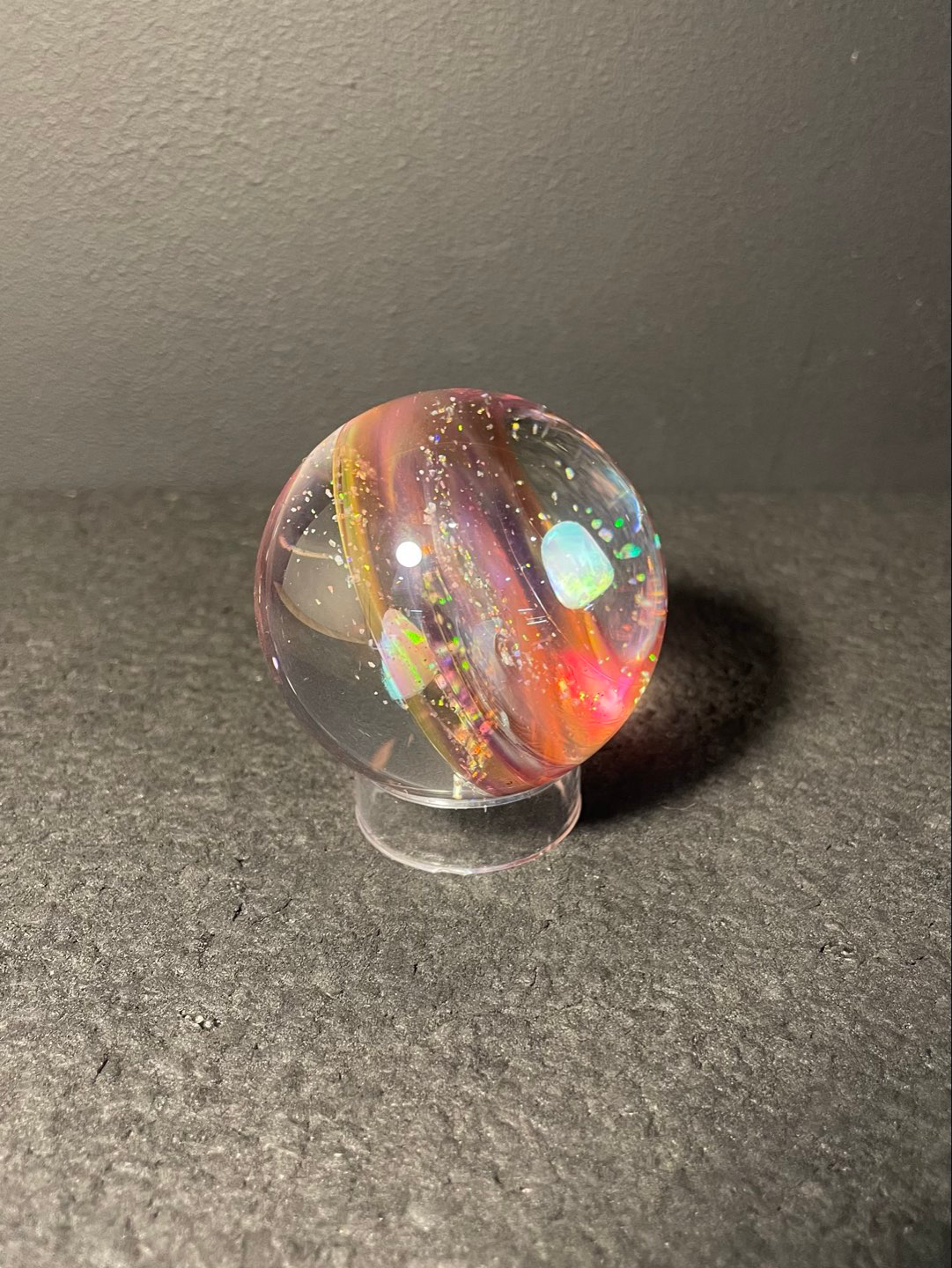 Siko Glass Dueling Galaxies Marble image 0