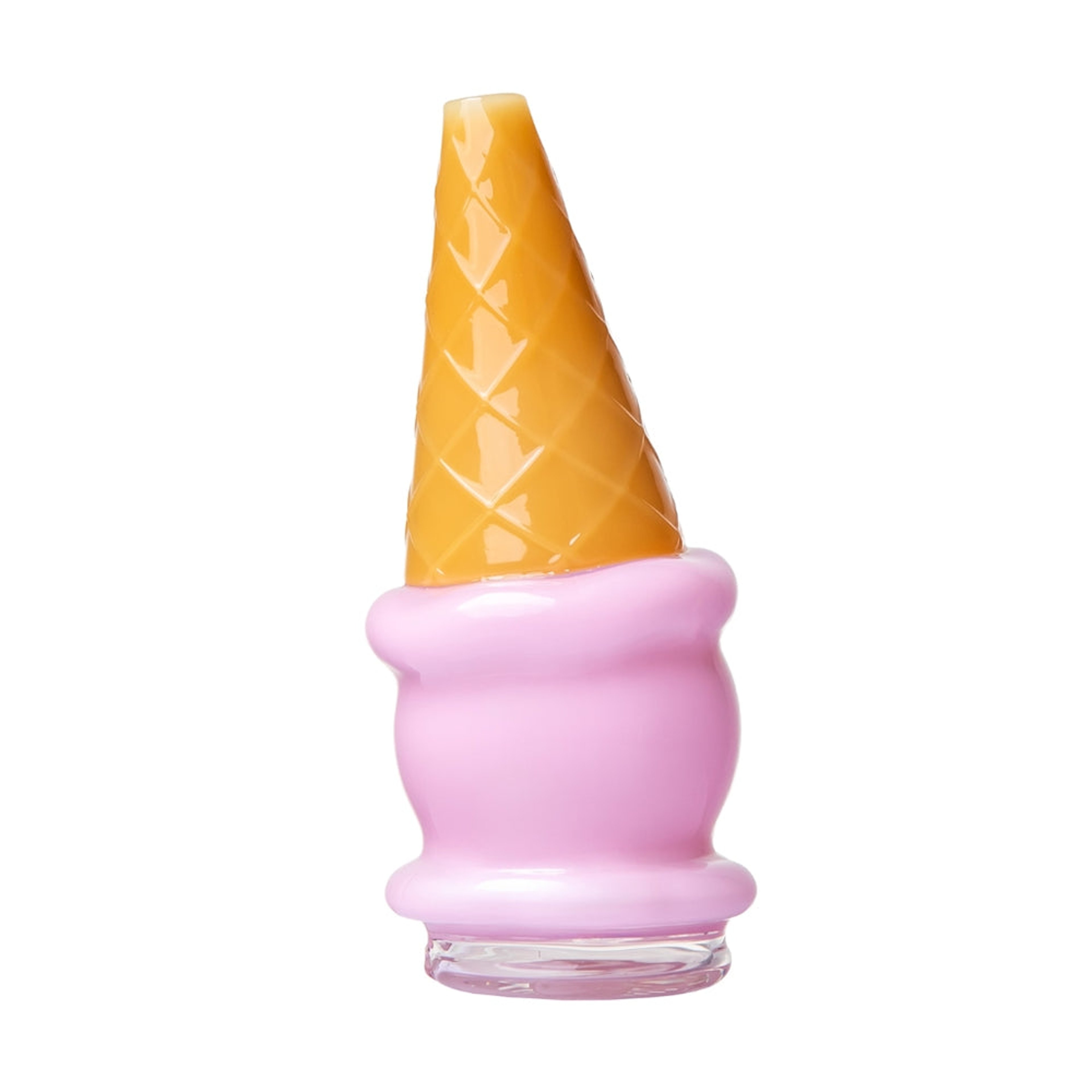 Ice Cream Cone Puffco Peak Top | Strawberry Pink image 0