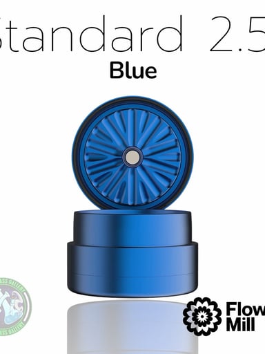 Preview pic of Flower Mill - Standard Series 2.5” - Blue