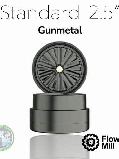 Preview pic of Flower Mill - Standard Series 2.5” - Gunmetal