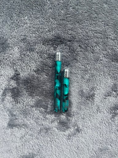 Preview pic of 2 Pcs Green Marble Batty Set - RYOT