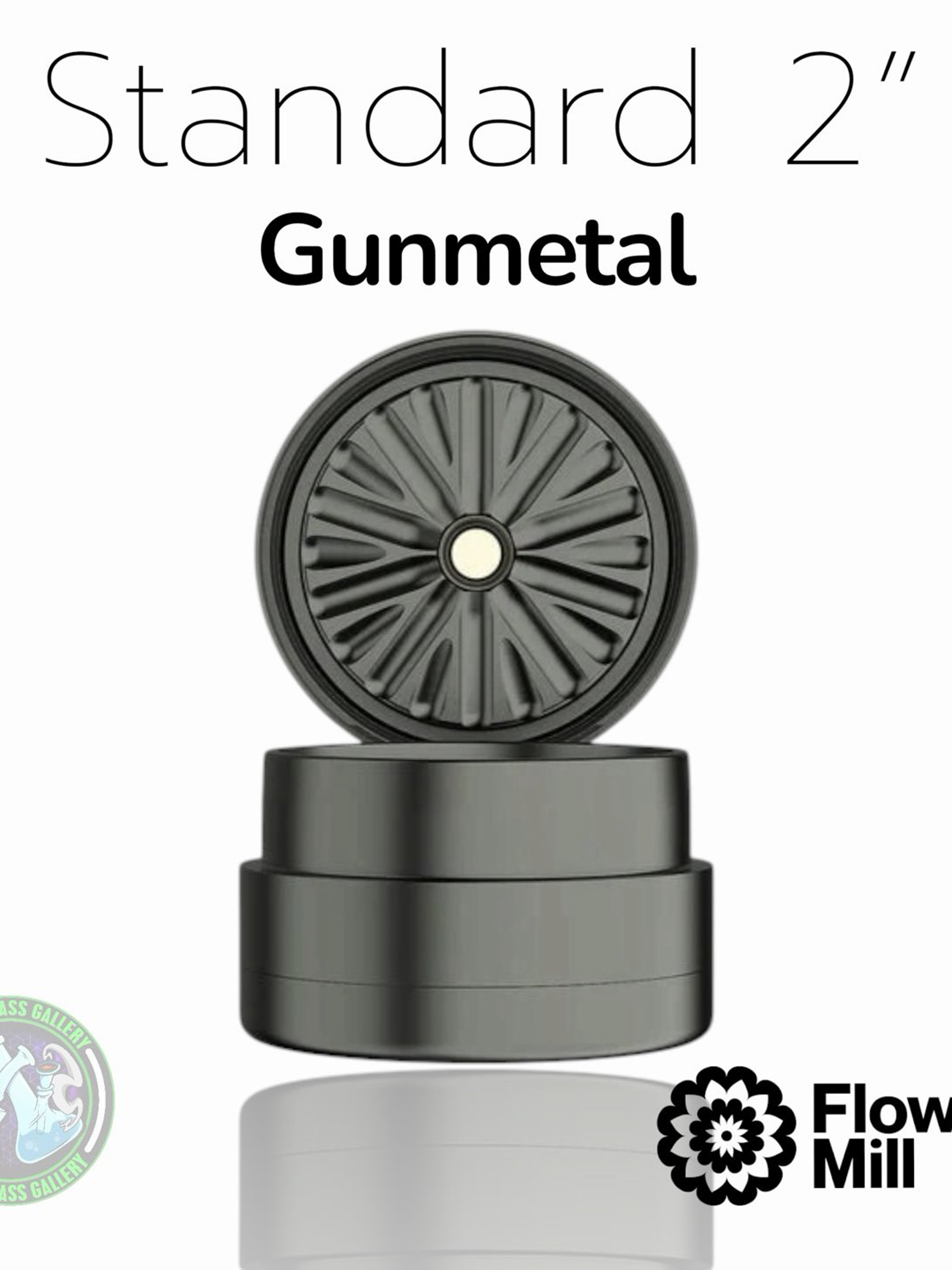 Preview pic of Flower Mill - Standard Series 2” - Gunmetal