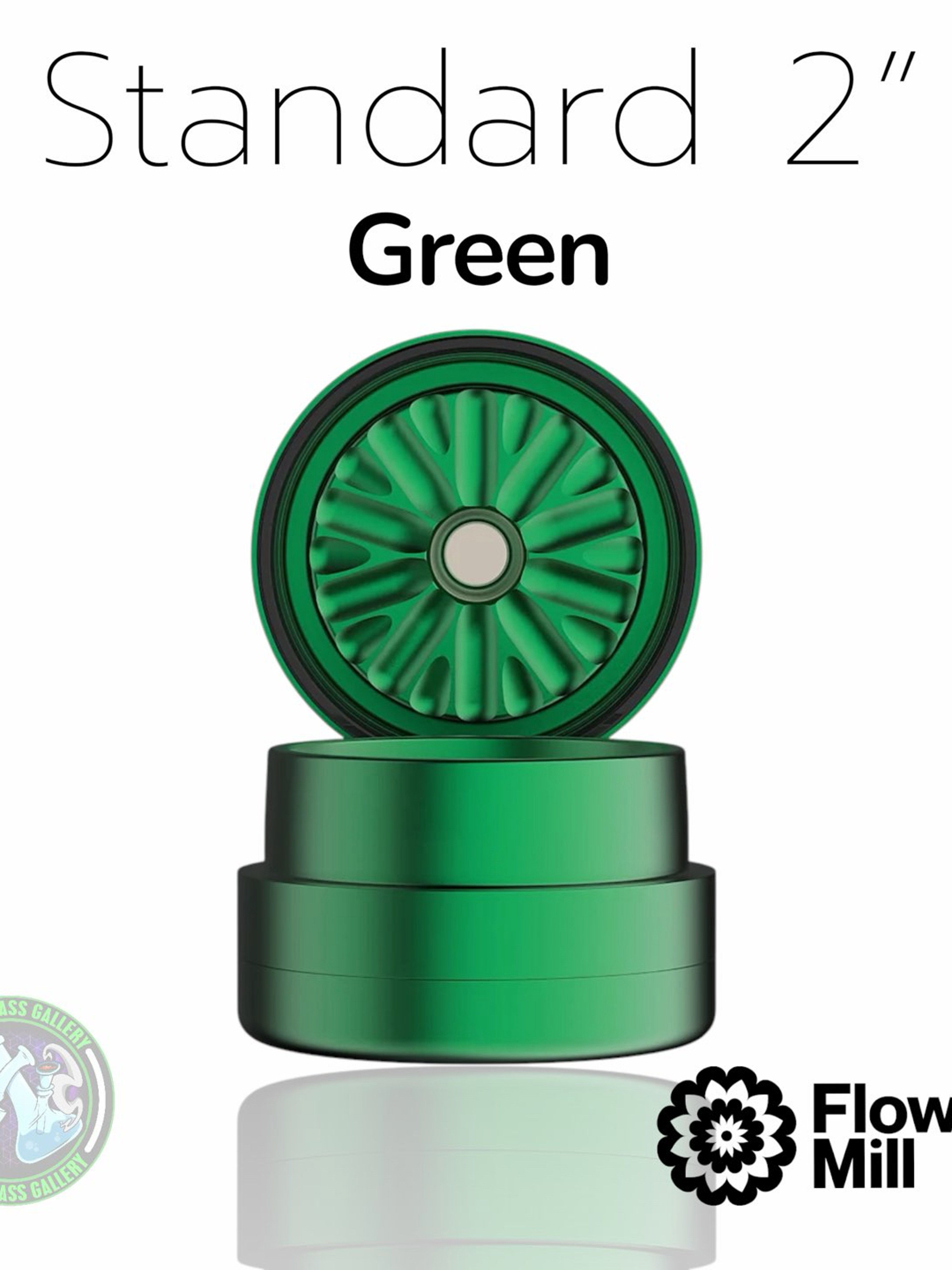 Preview pic of Flower Mill - Standard Series 2” - Green