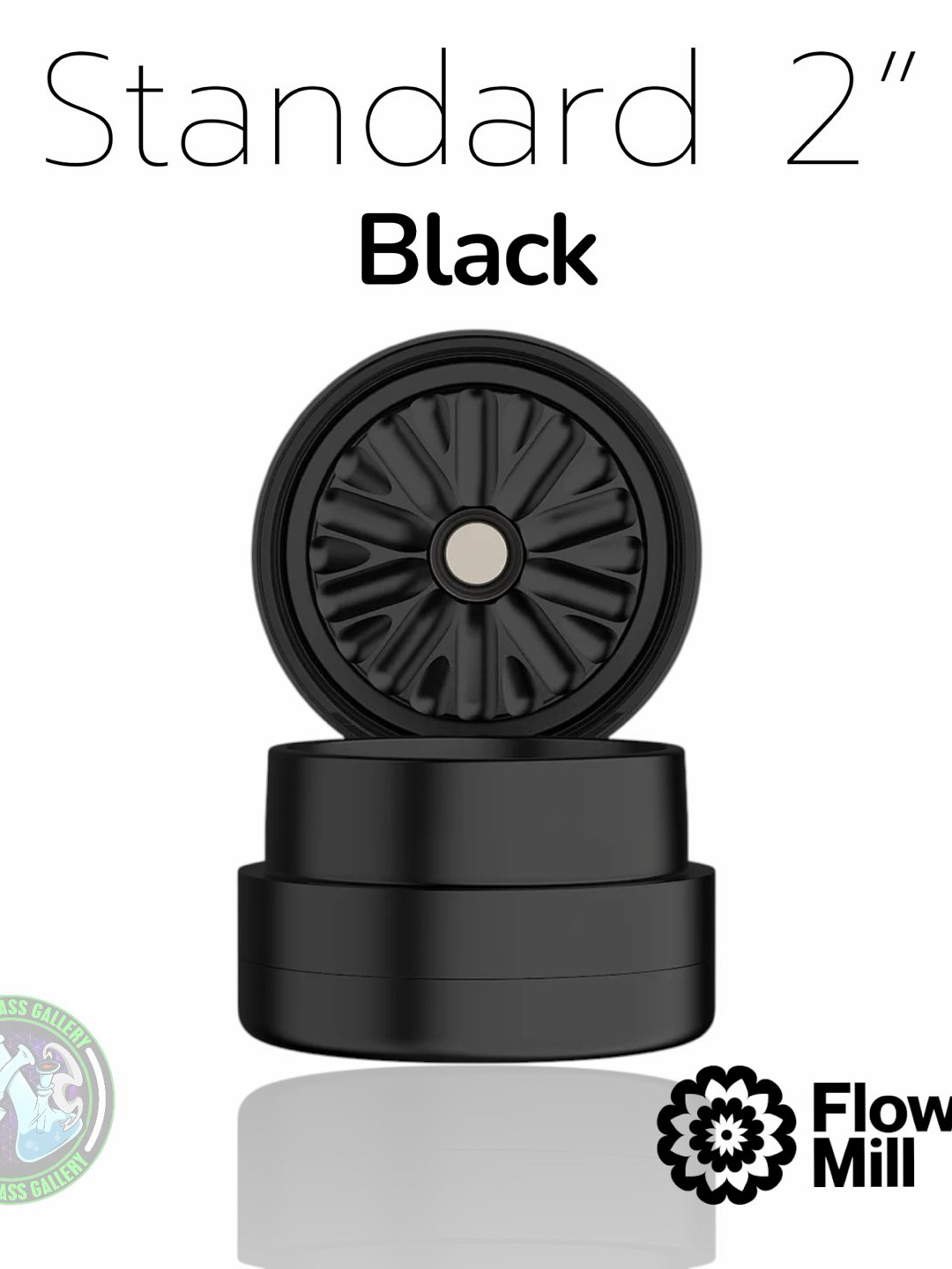 Preview pic of Flower Mill - Standard Series 2” - Black