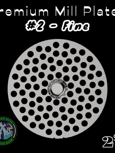 Preview pic of Flower Mill - Premium Mill Plates 2” - #2 Fine
