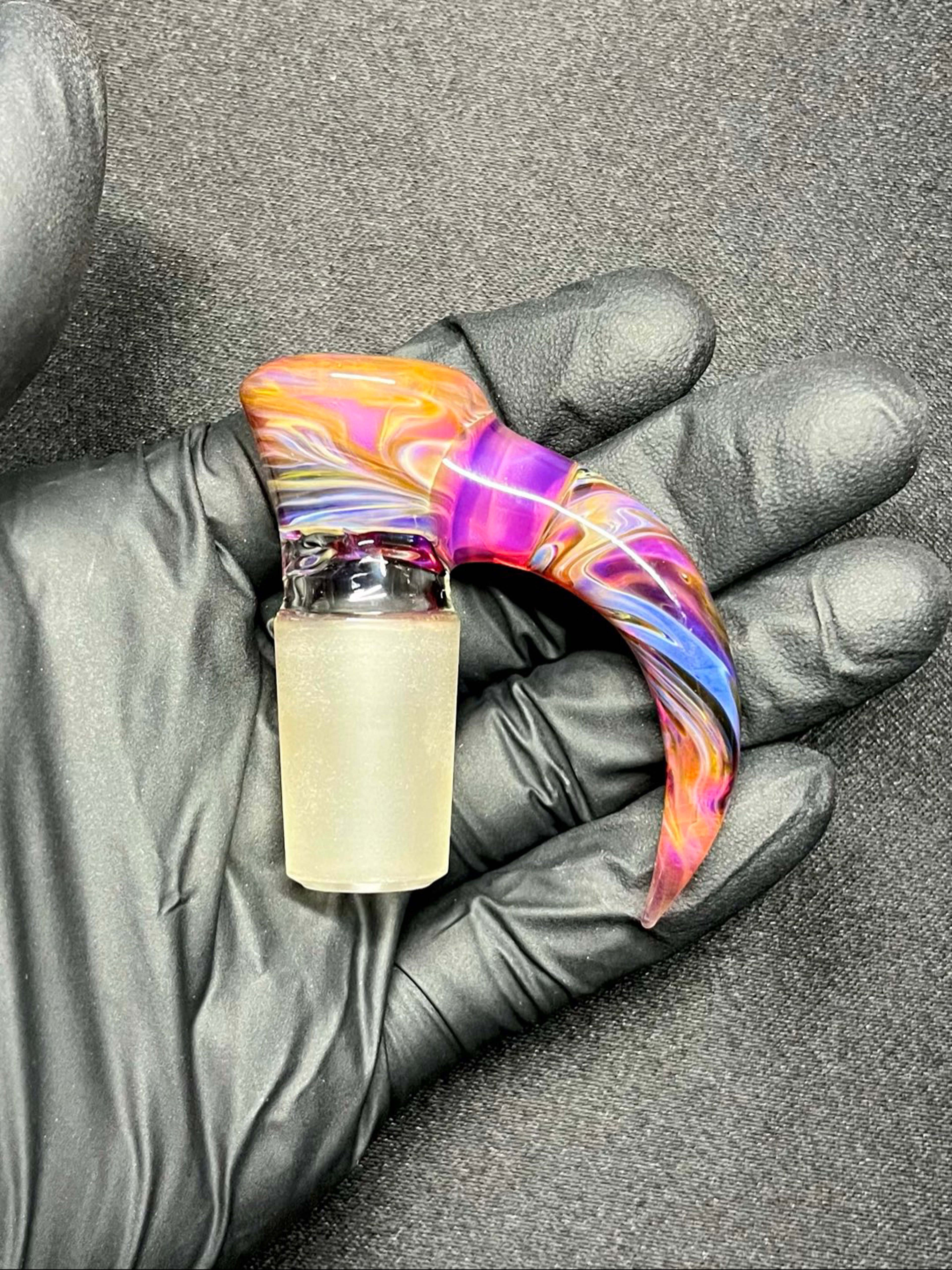 Preview pic of Amber Purple/Telemagenta chaos 18mm slide