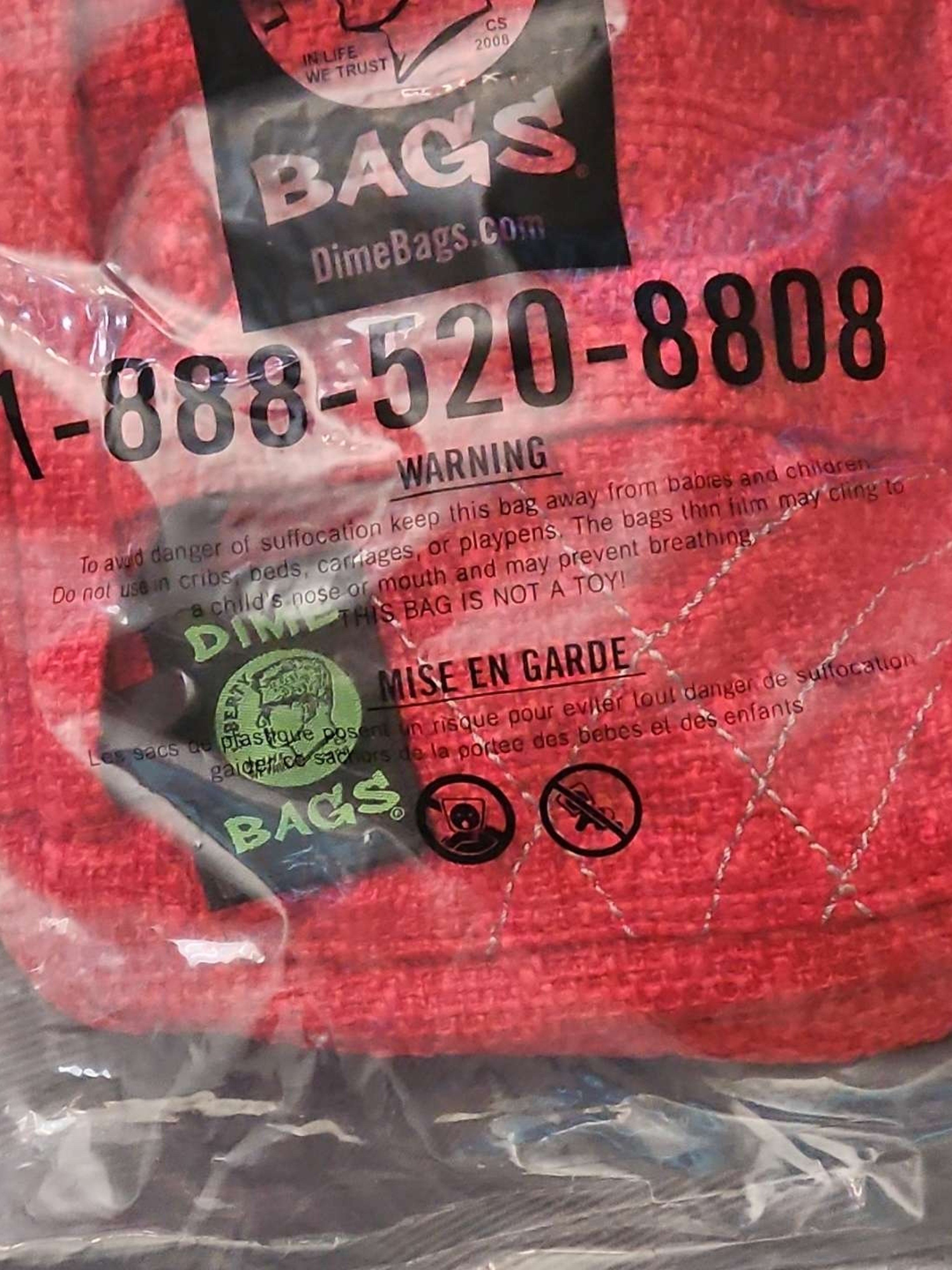 Preview pic of Dime Bags Hot Box Red