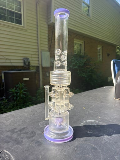 Preview pic of 19.5 Inch Venom Glass 4 honeycomb perc 1 octopus perc