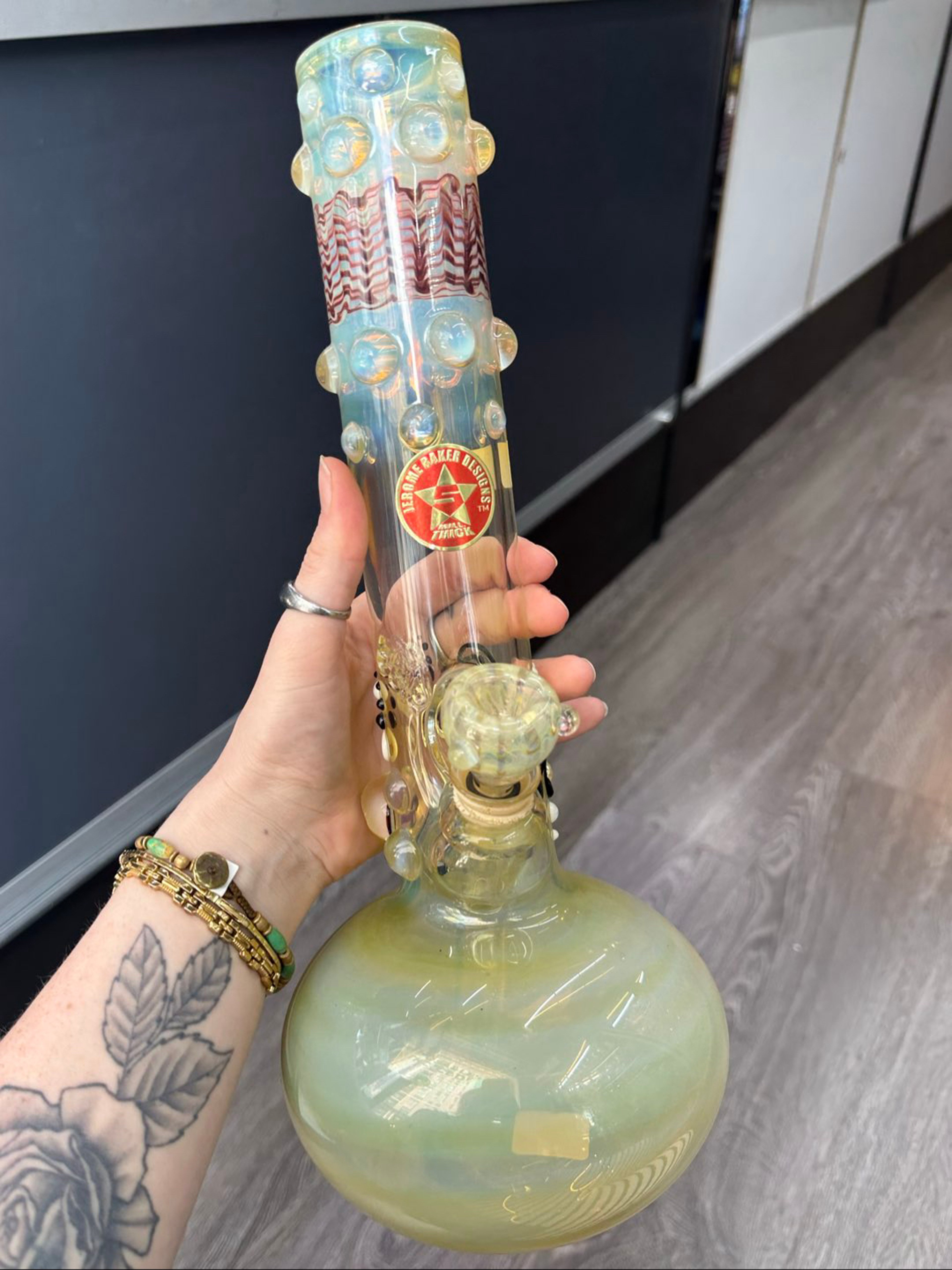 Preview pic of Jerome Baker Designs fumed old school bubble base