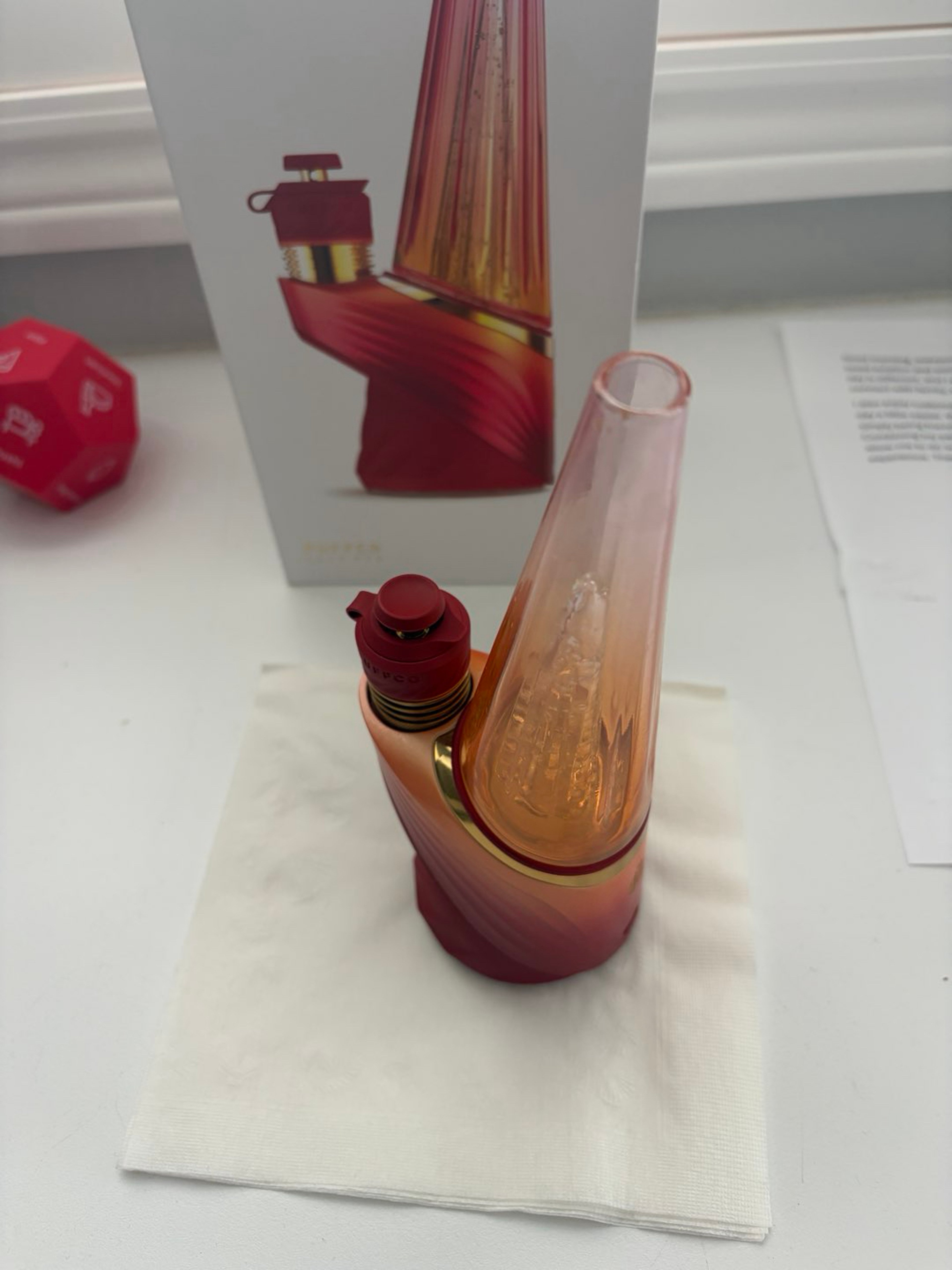 Puffco peak pro  3dxl chamber limited edition daybreak red image 0