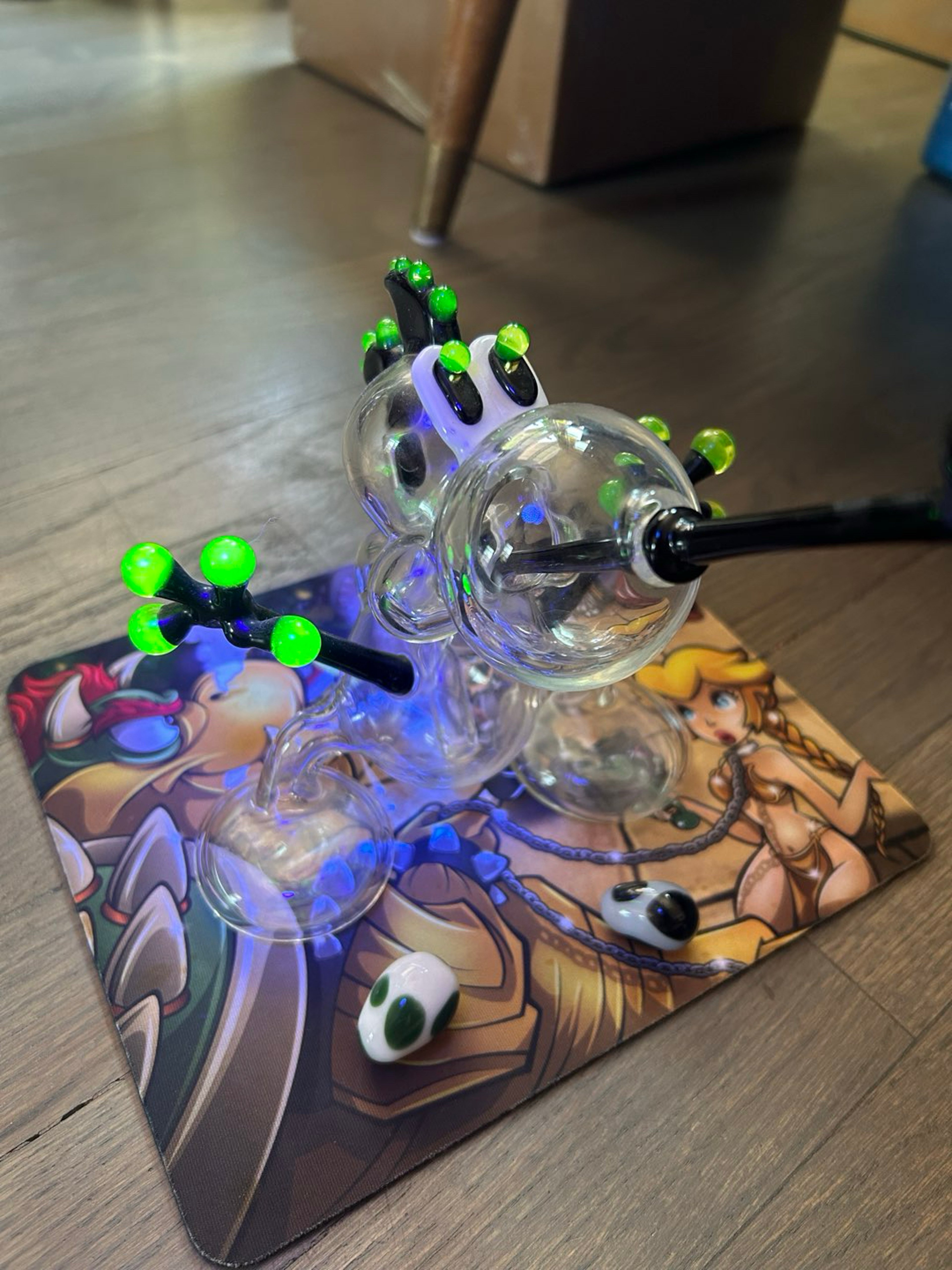 Preview pic of 2016 Lee Machine UV Slyme Yoshi Rig 14mm