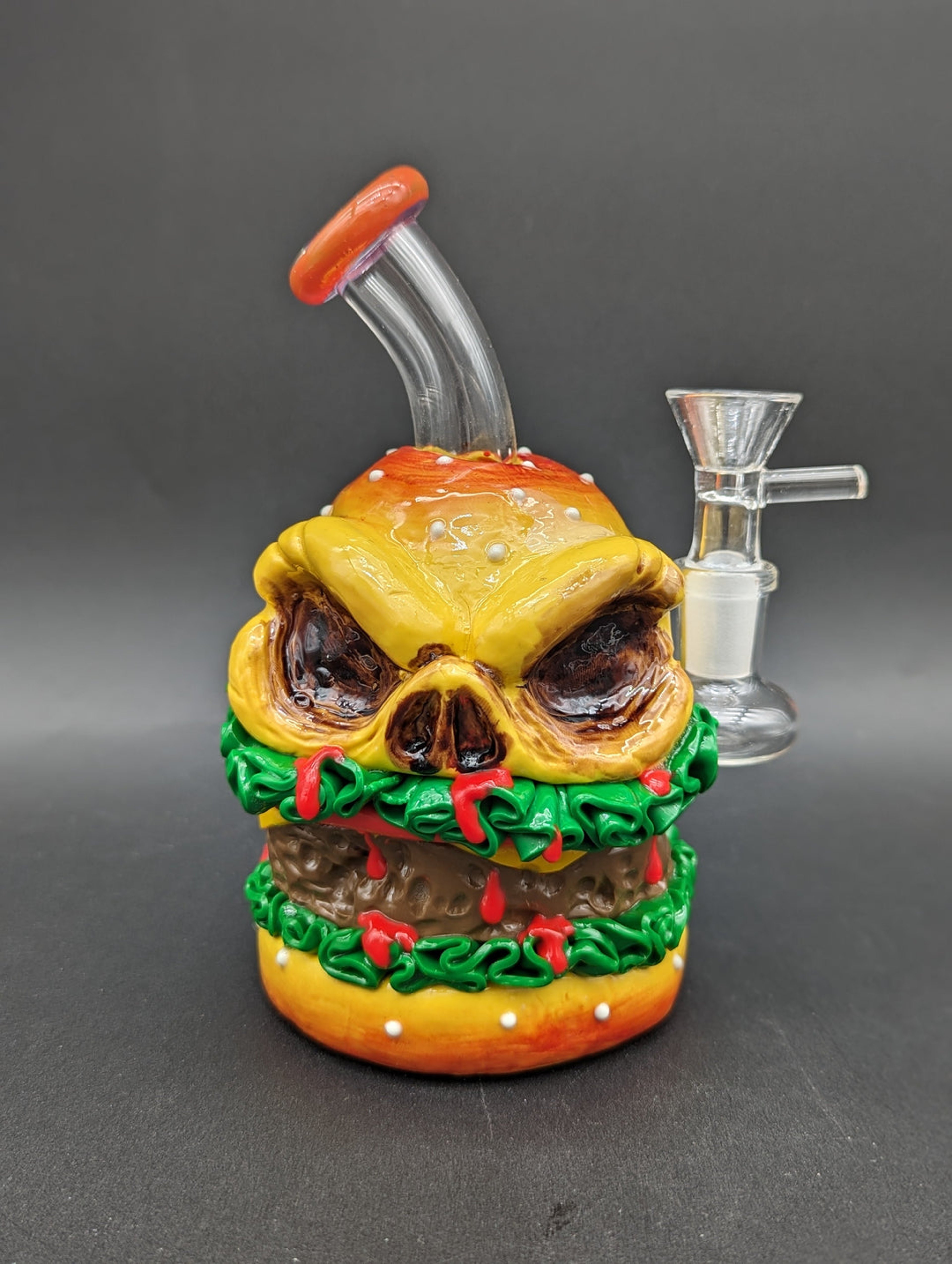 Preview pic of HUNGRY HAMBURGER 3D BONG 6.5"