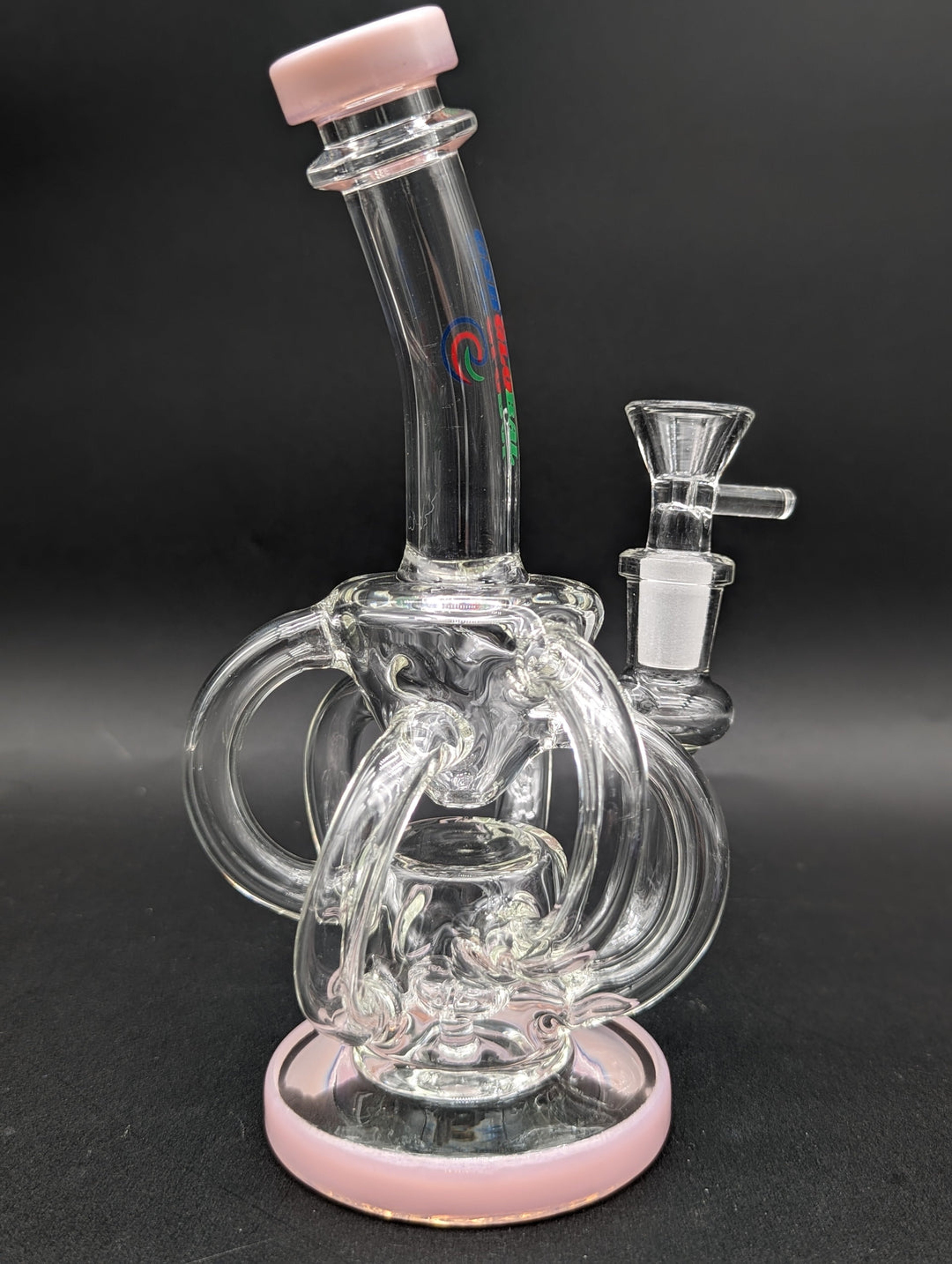 7.5" INLINE MULTI TUBE RECYCLER BONG image 0