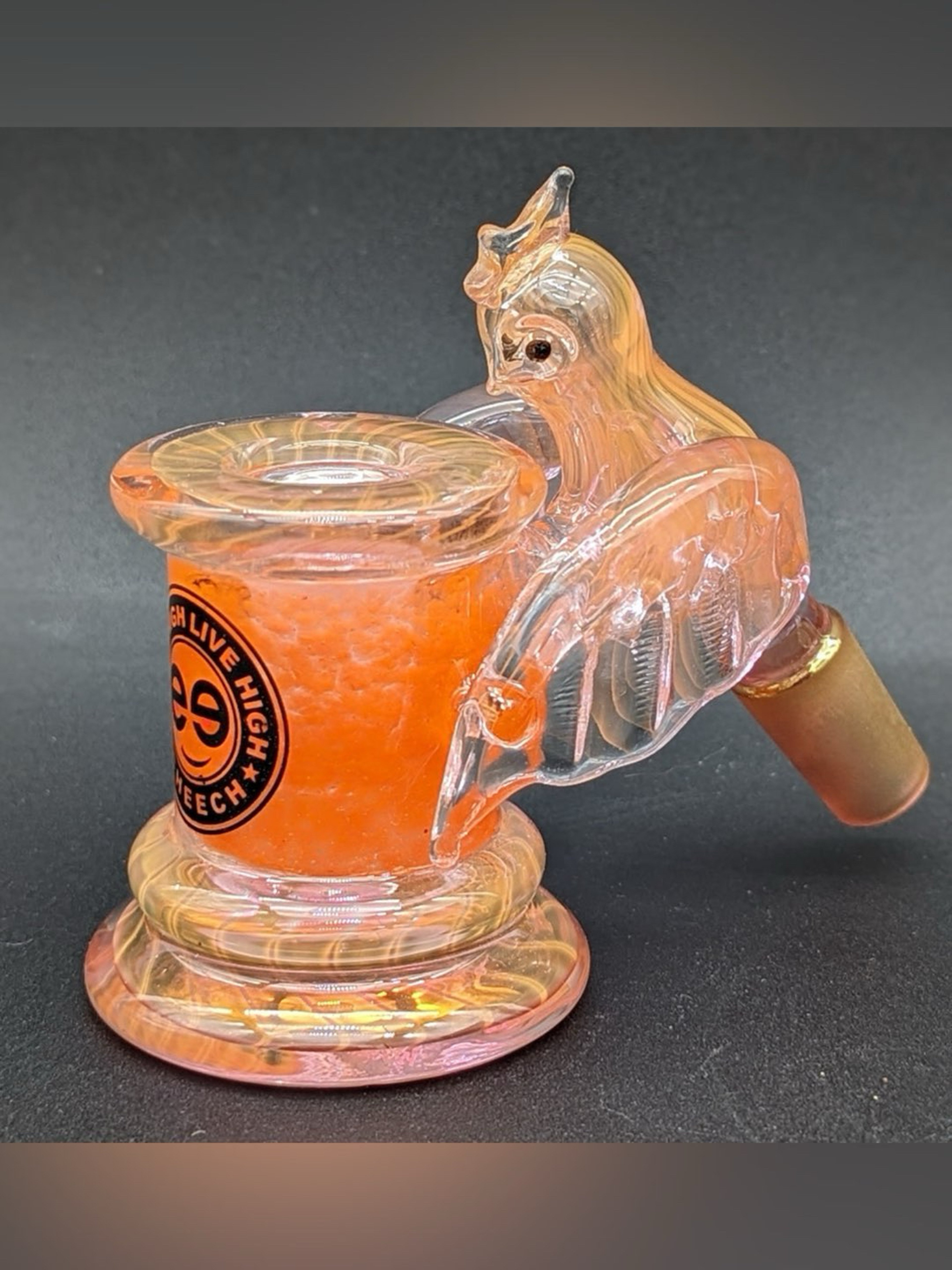 Preview pic of CHEECH GLASS FUMED BIRD ASH CATCHER 14MM