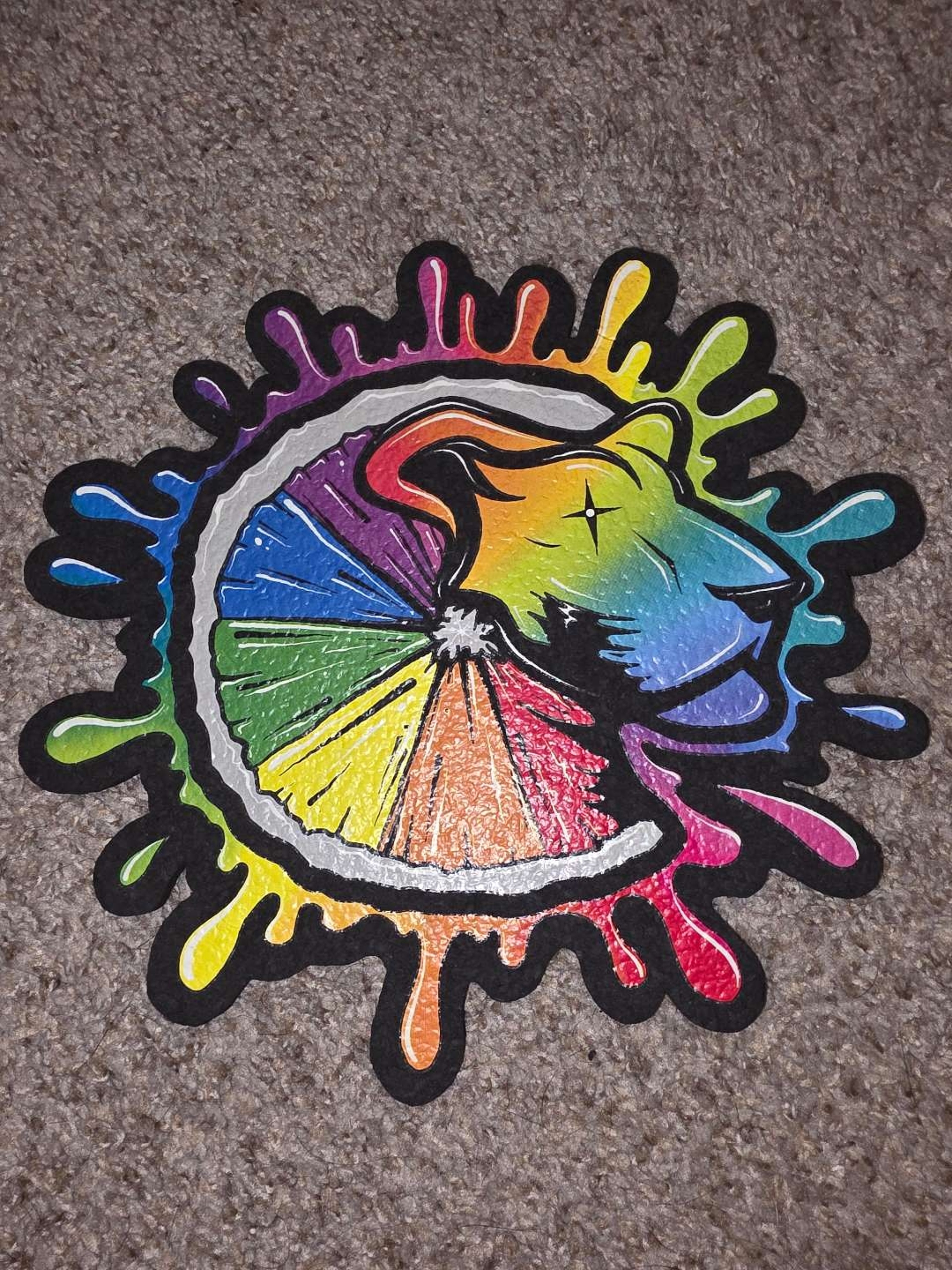 Preview pic of Lyons Rainbow mood mat