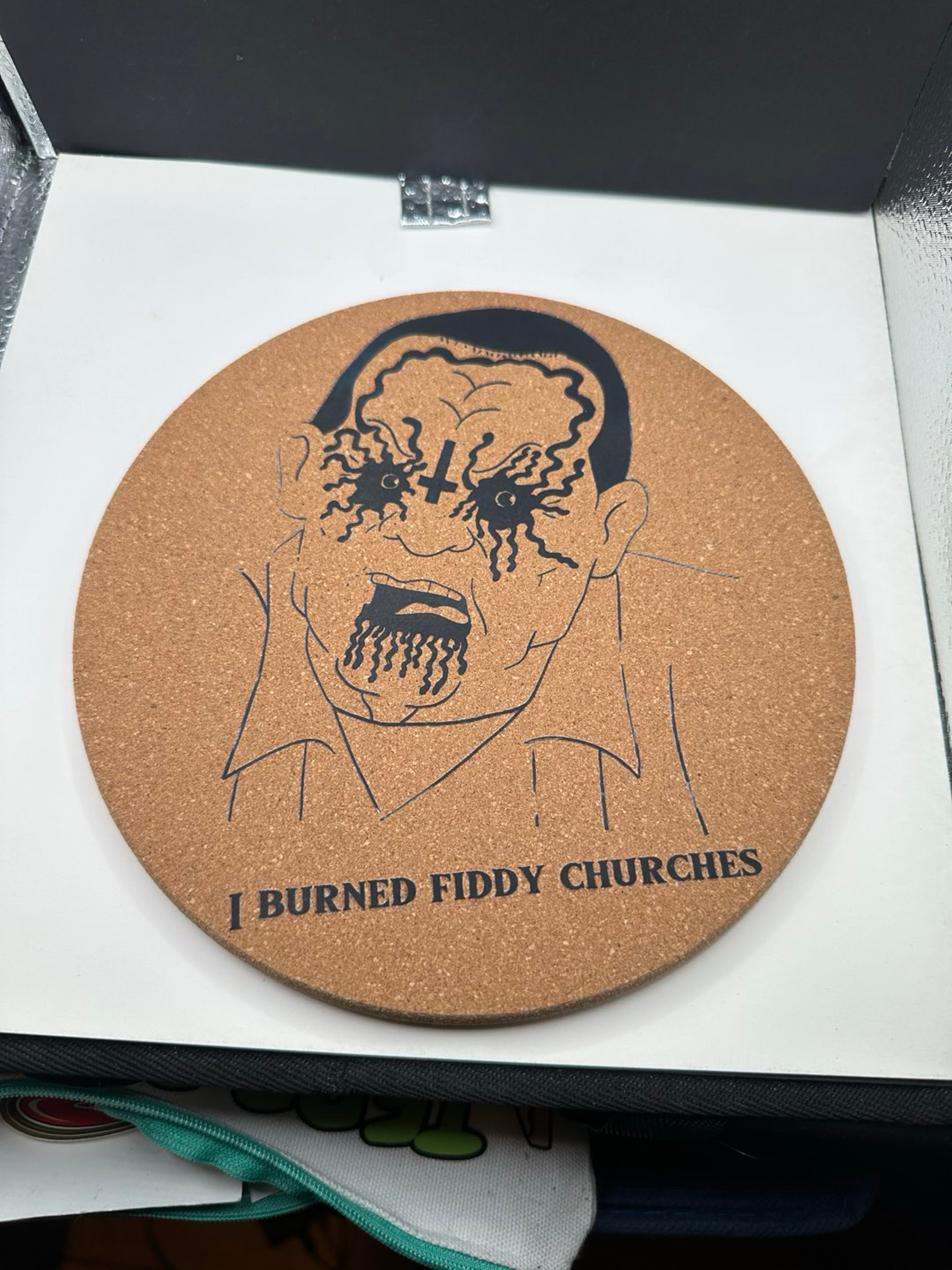 Preview pic of King of the Hill “Cotton Hell” Cork Dab Mat
