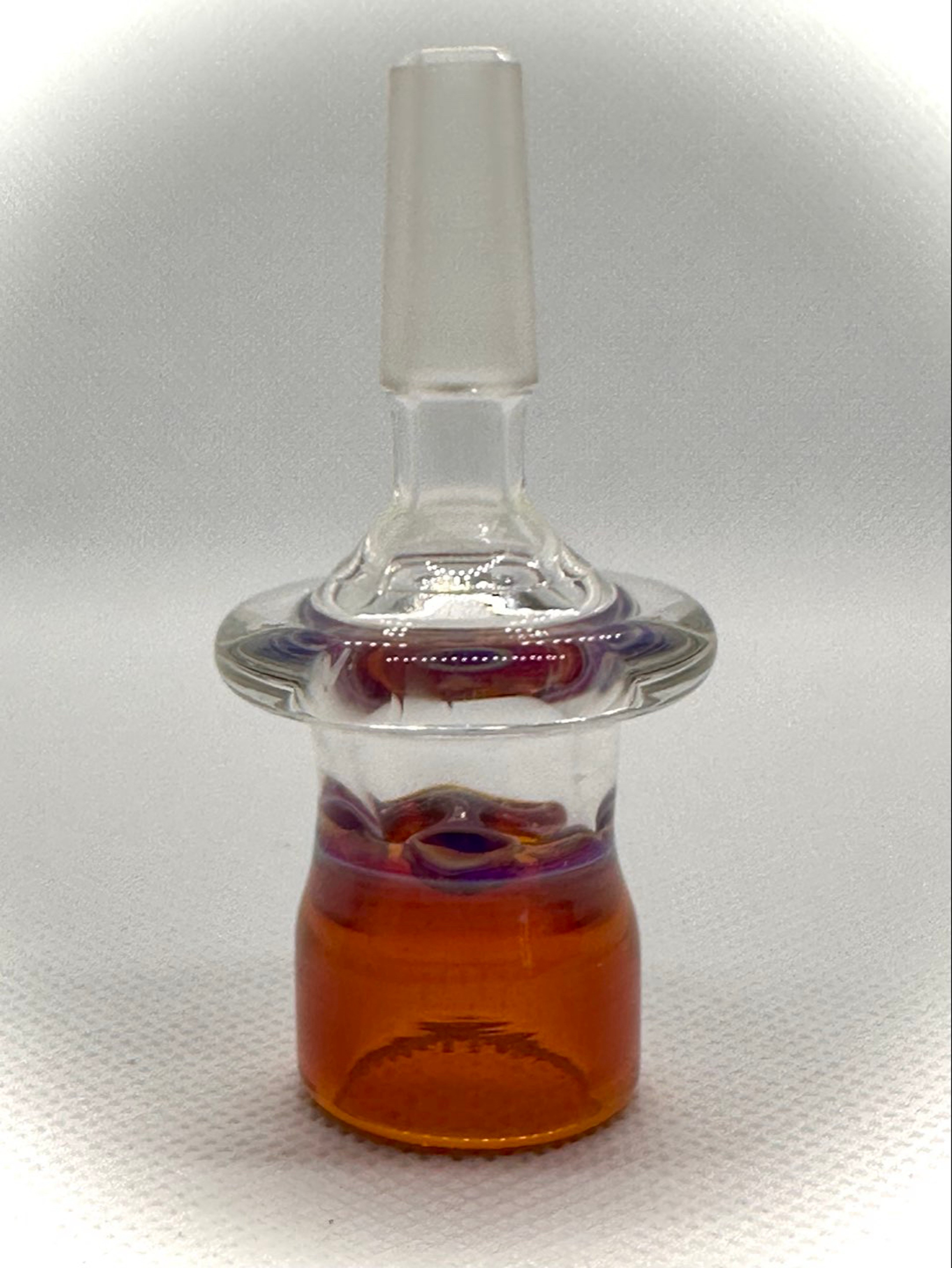 Preview pic of Ashme Amber Purple Ball Vape Diffuser Bowl (10mm)