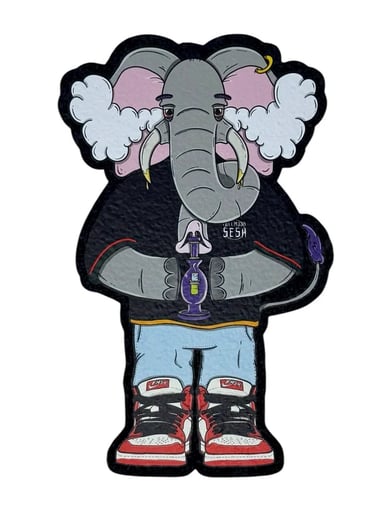 Preview pic of FMS (Full Moon Sesh) x Mothership "Elephant" Moodmat