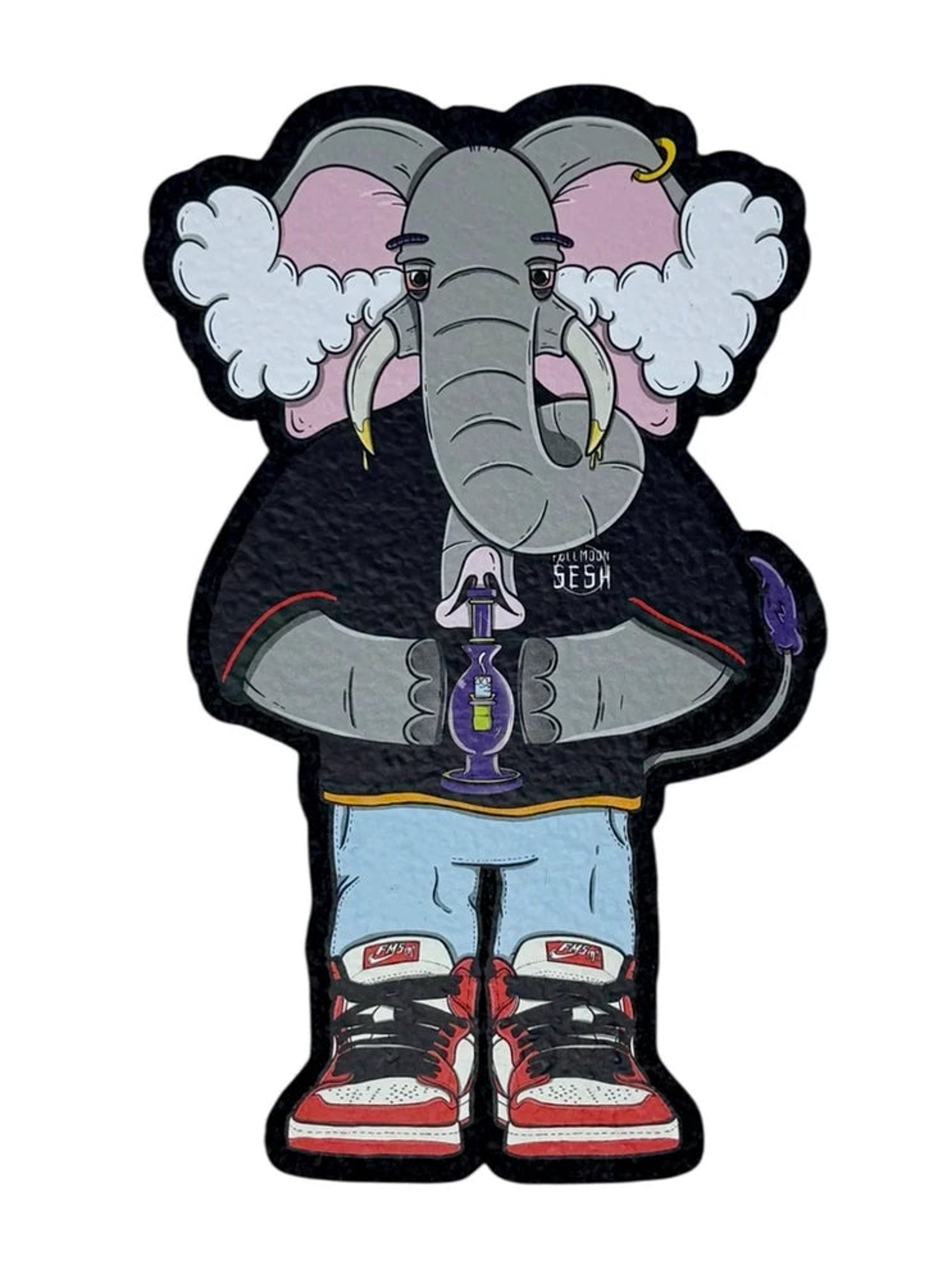 Preview pic of FMS (Full Moon Sesh) x Mothership "Elephant" Moodmat