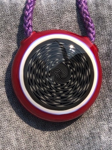 Preview pic of Black and White linework pendant