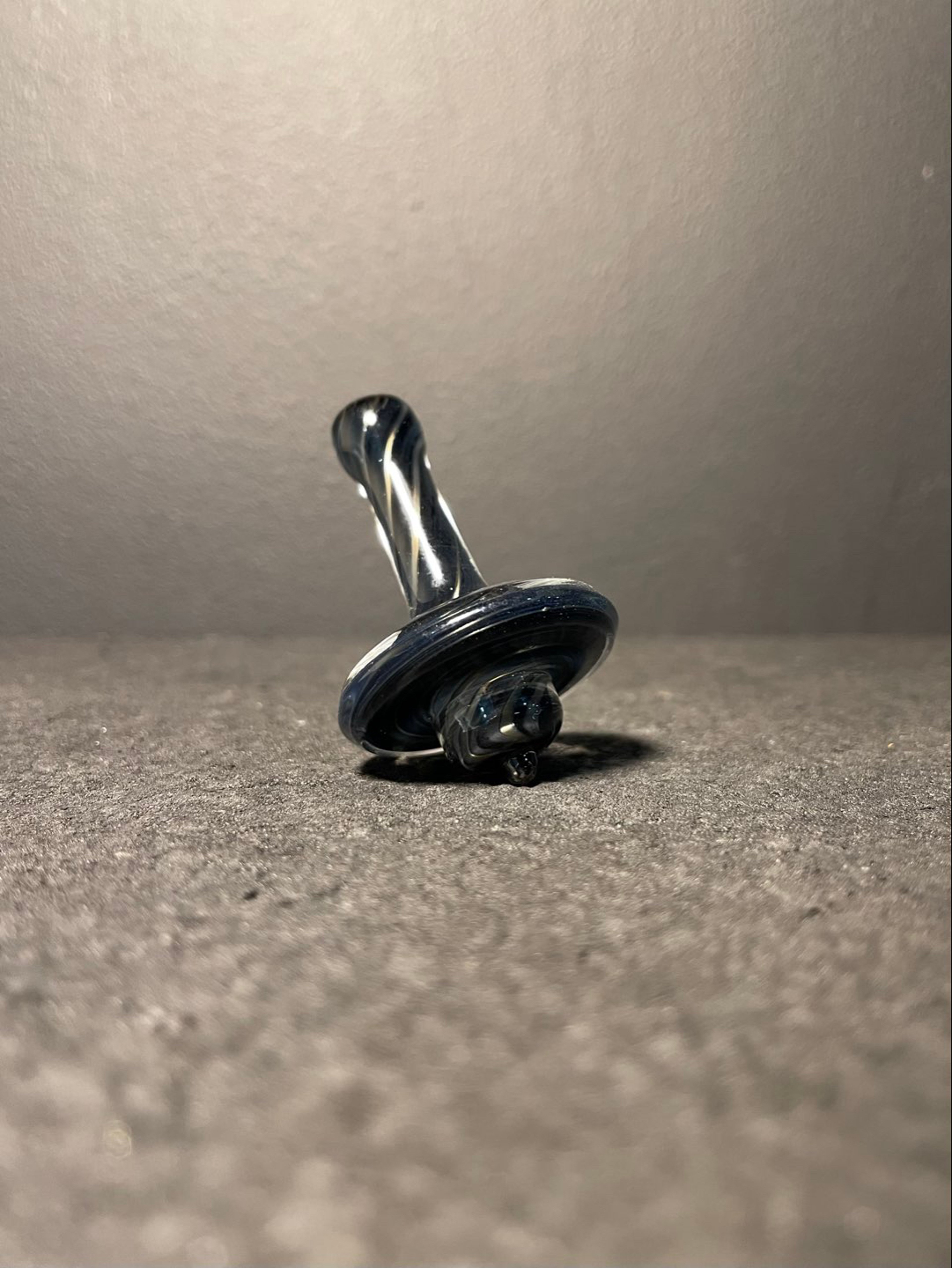 Preview pic of Skillet Glass Carb Cap Blue/Silver