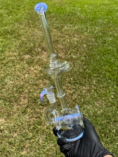 Preview pic of OJ Flame Full Size Inline Recycler Lucid Color