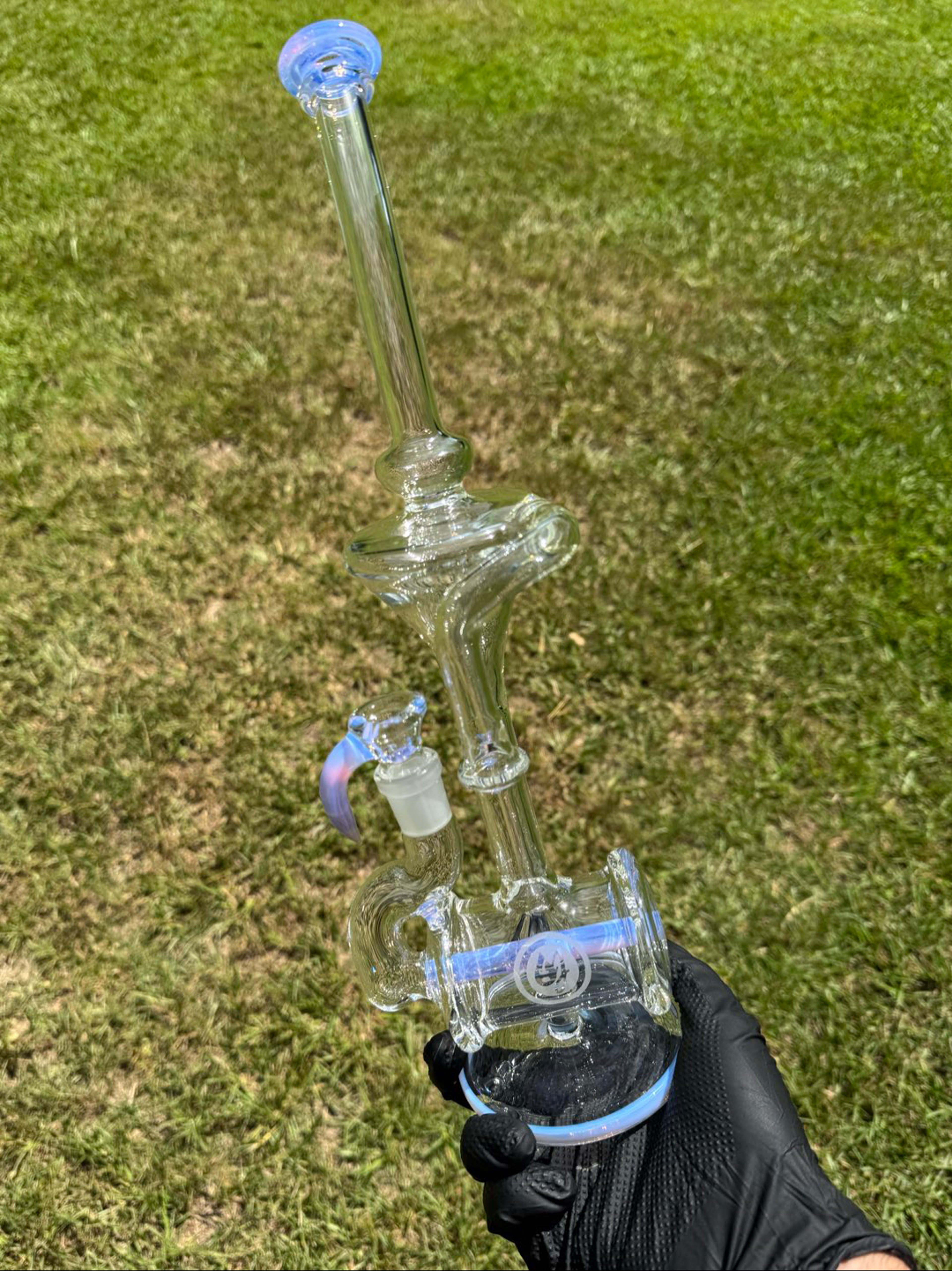 Preview pic of OJ Flame Full Size Inline Recycler Lucid Color