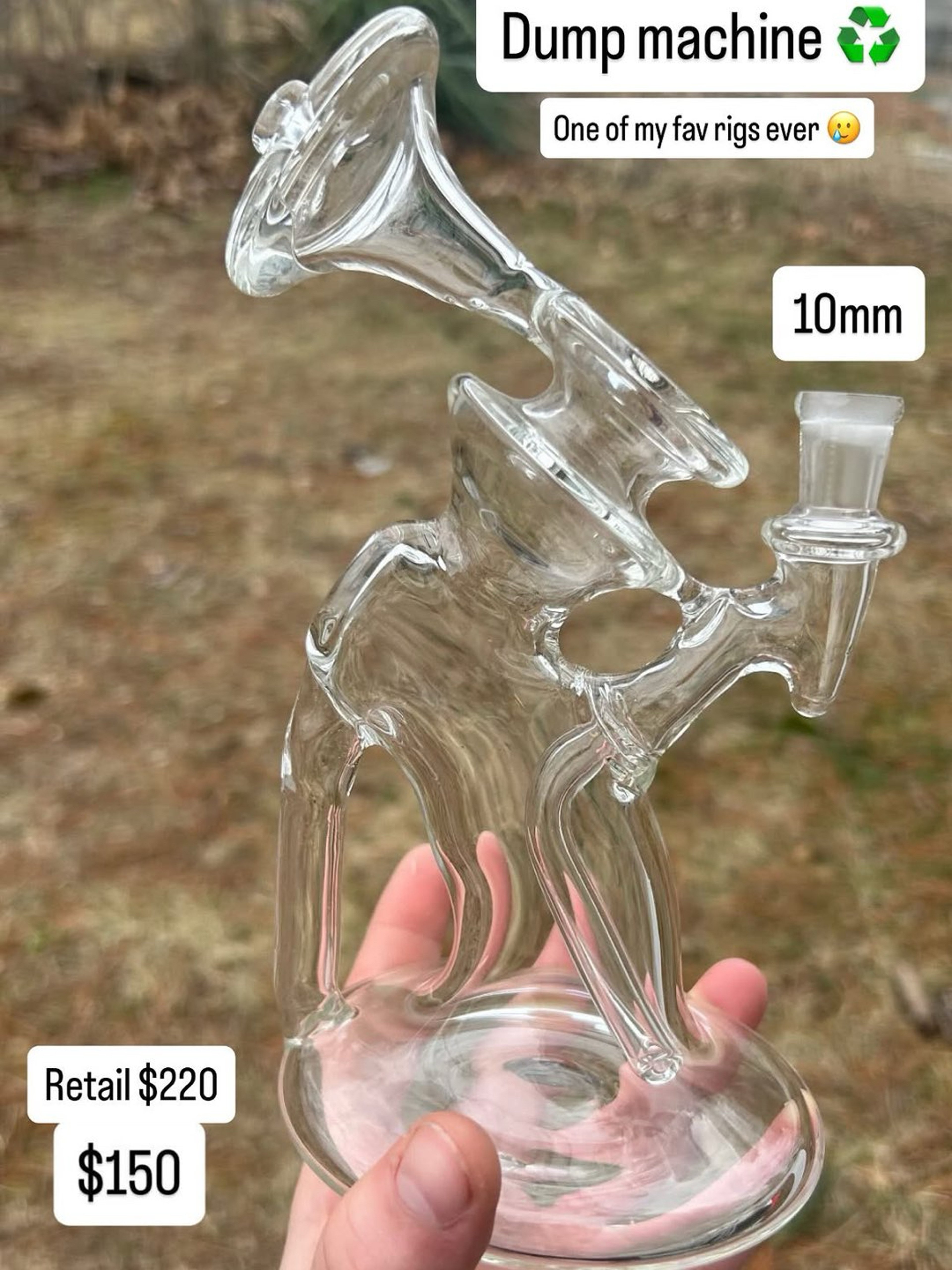 Preview pic of Hollowfoot Dumping Machine 10mm Dab Rig