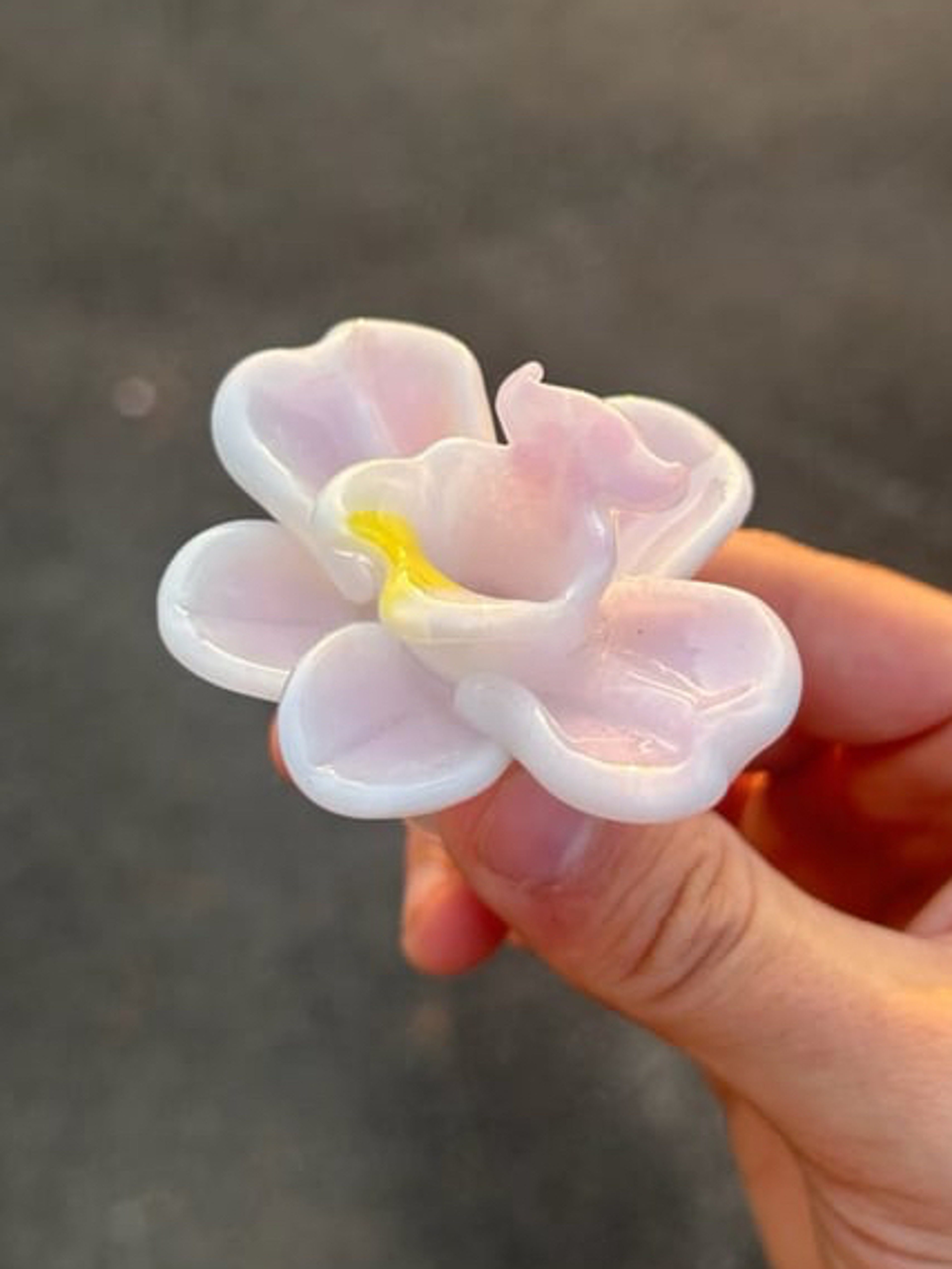 Limited Edition Empire Glass Works Flower Slide image 0