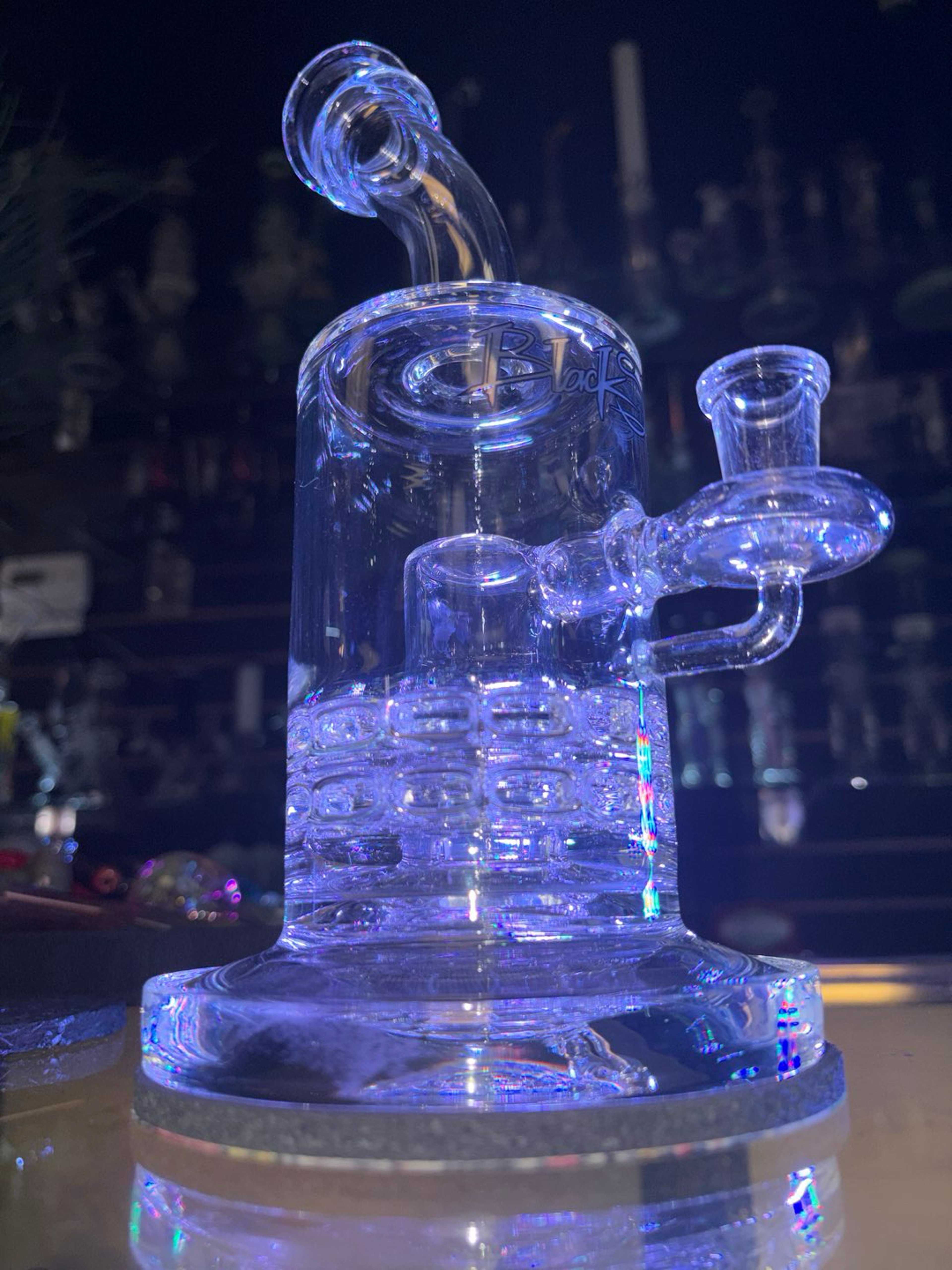 Preview pic of BLACK SHEEP GLASS brick perk banger hanger