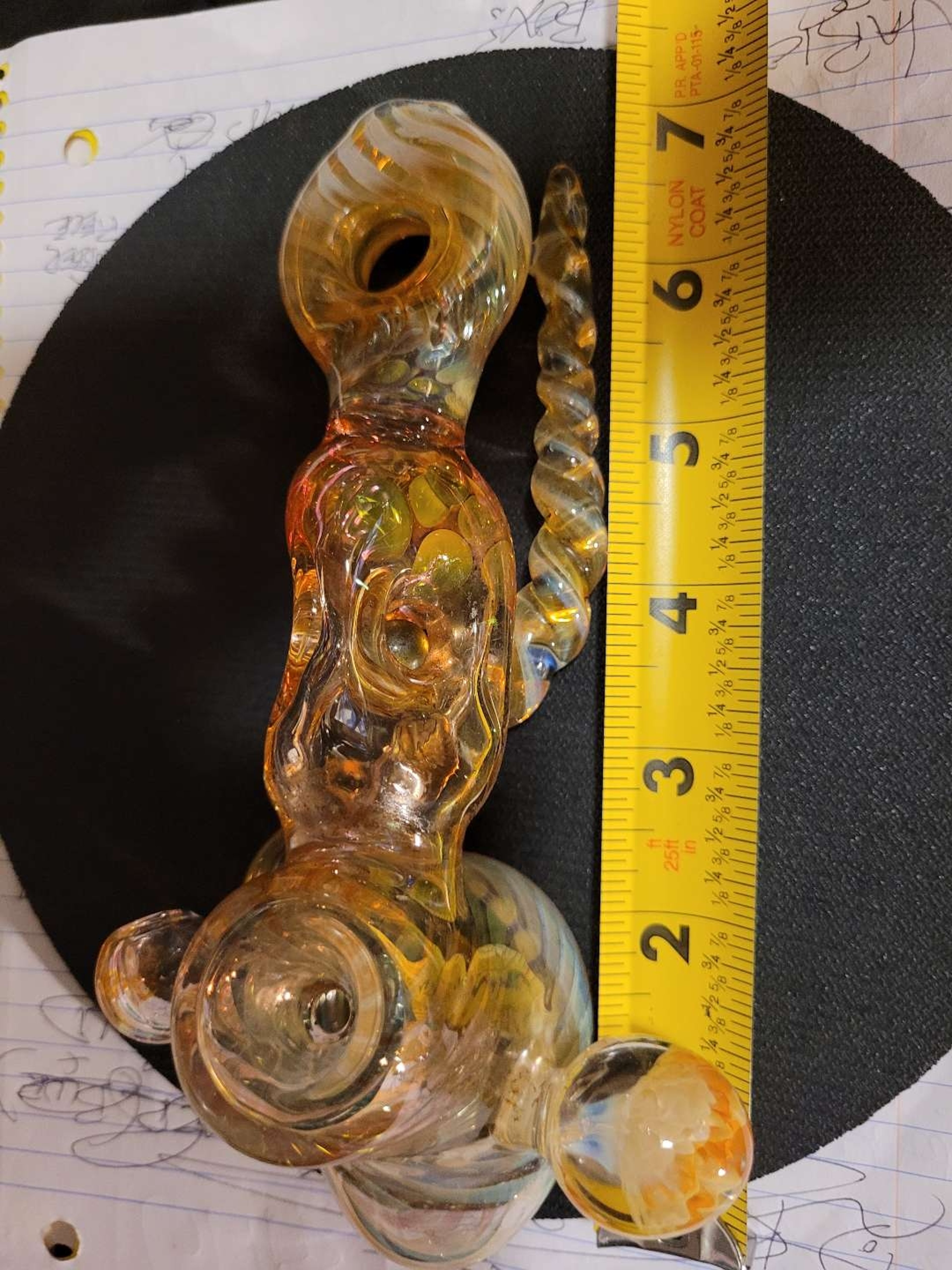 Preview pic of Hammer (Fully Fumed) w/ Marble Rattler, Donut Hole, Braid
