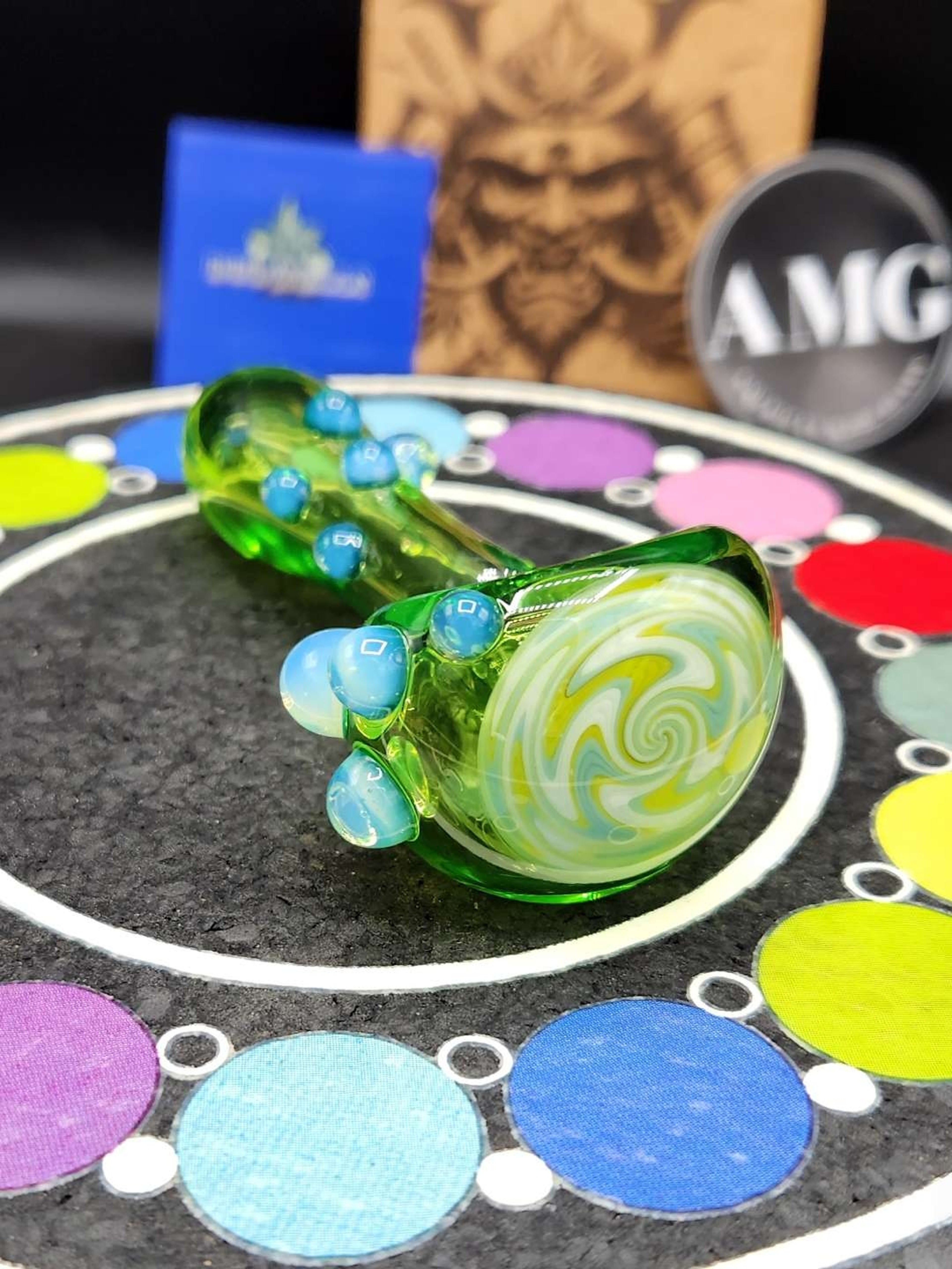 Spotted Rhino spoon pipe NR! image 0