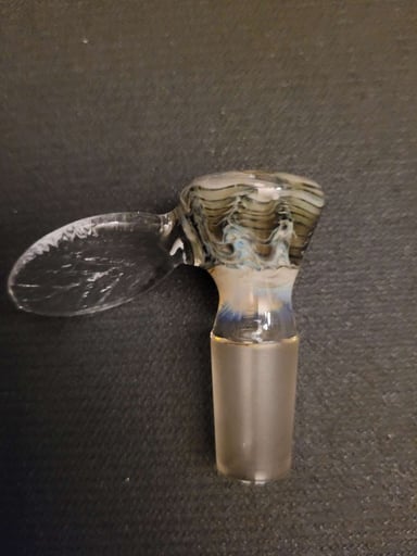 Preview pic of Hitter Bowl Piece (Teal Blue w/ Leaf)