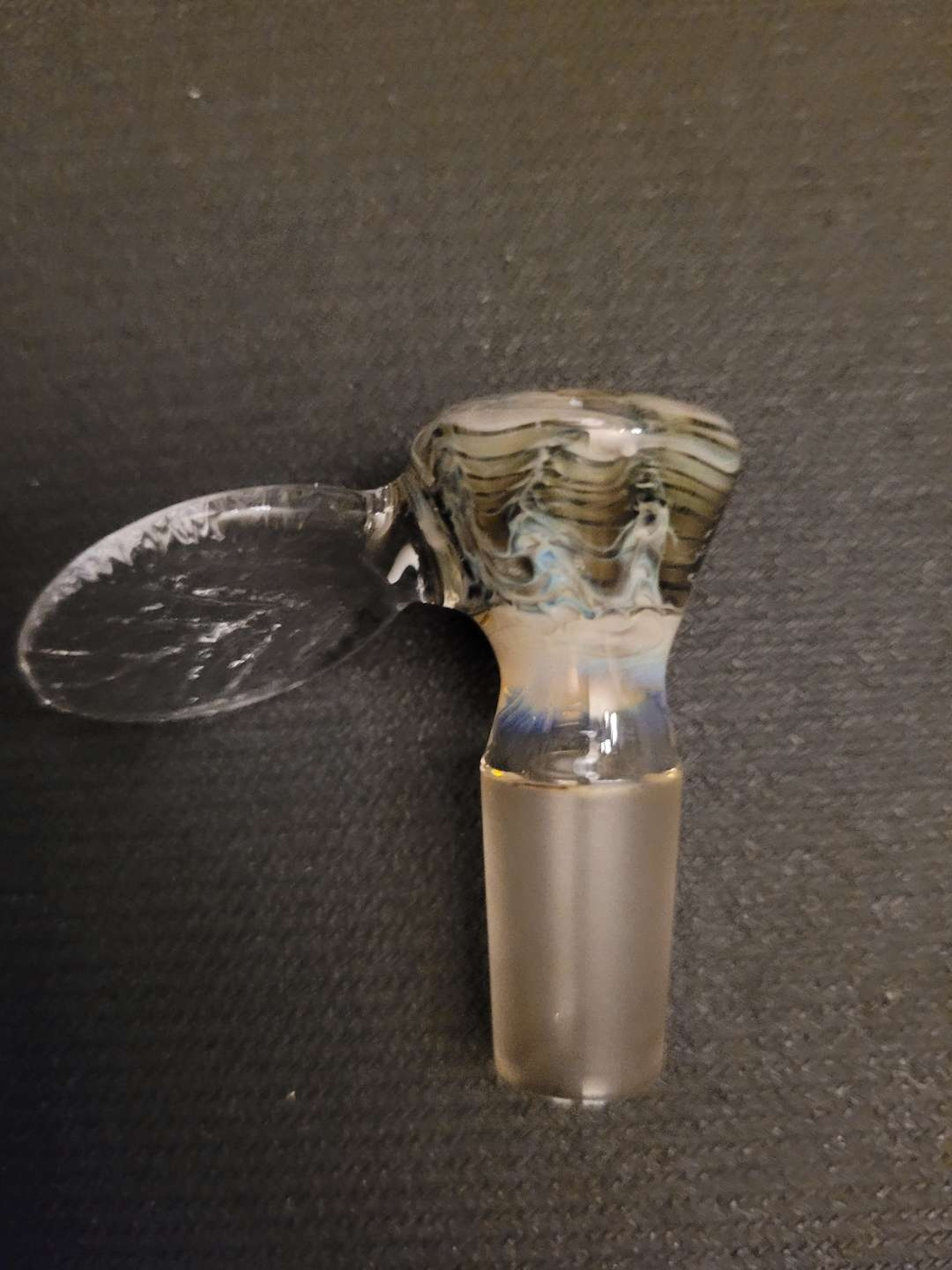 Preview pic of Hitter Bowl Piece (Teal Blue w/ Leaf)