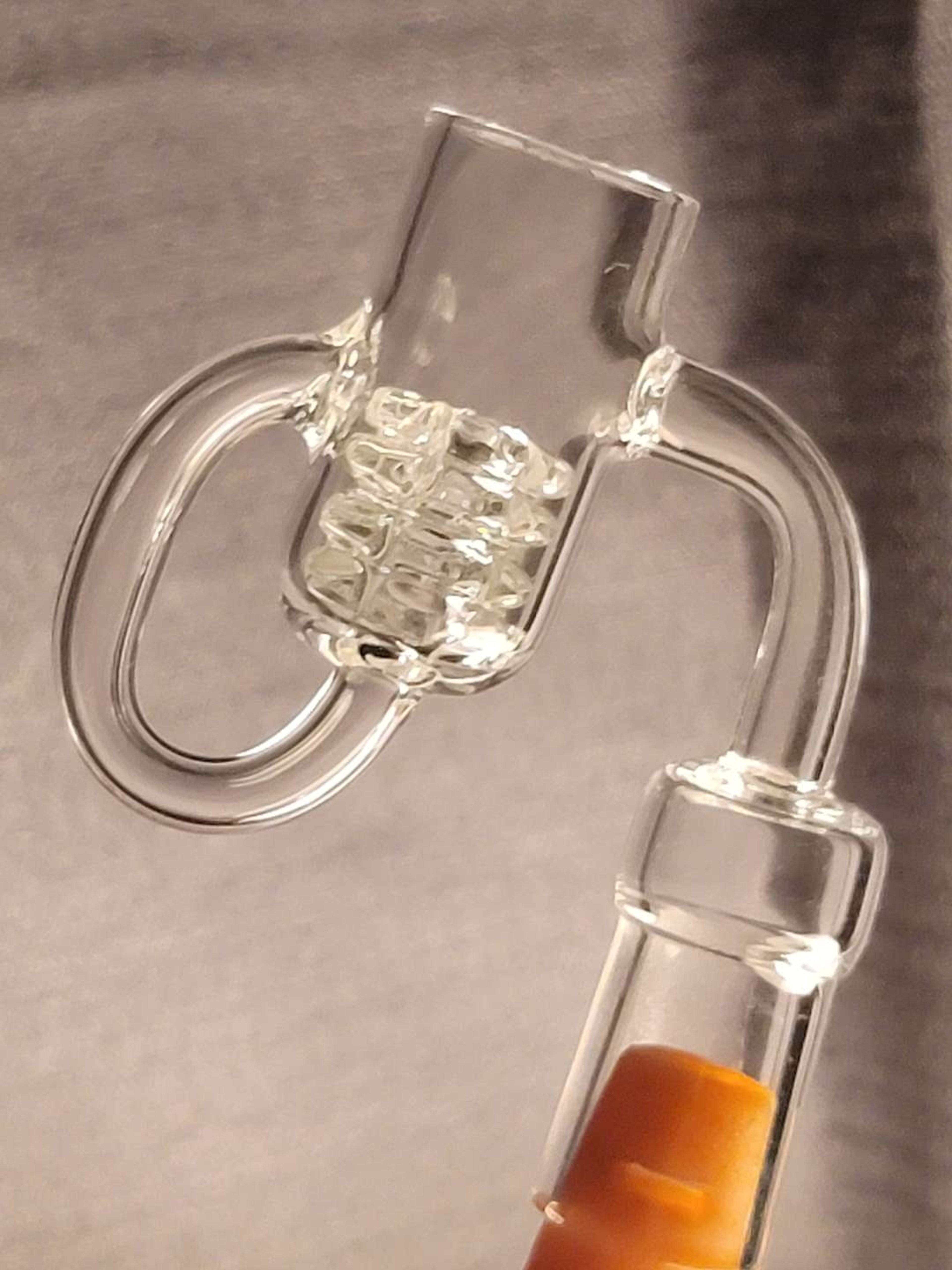 Preview pic of Recycler Banger with Quartz Knot 14mm Female