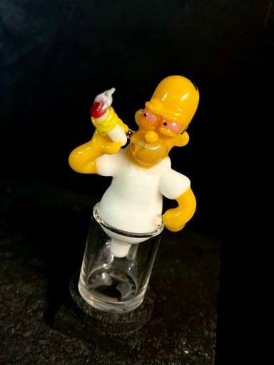 Preview pic of Homer smoking bubble cap