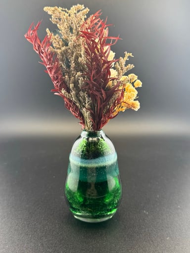 Preview pic of Experimental Green mini vase
