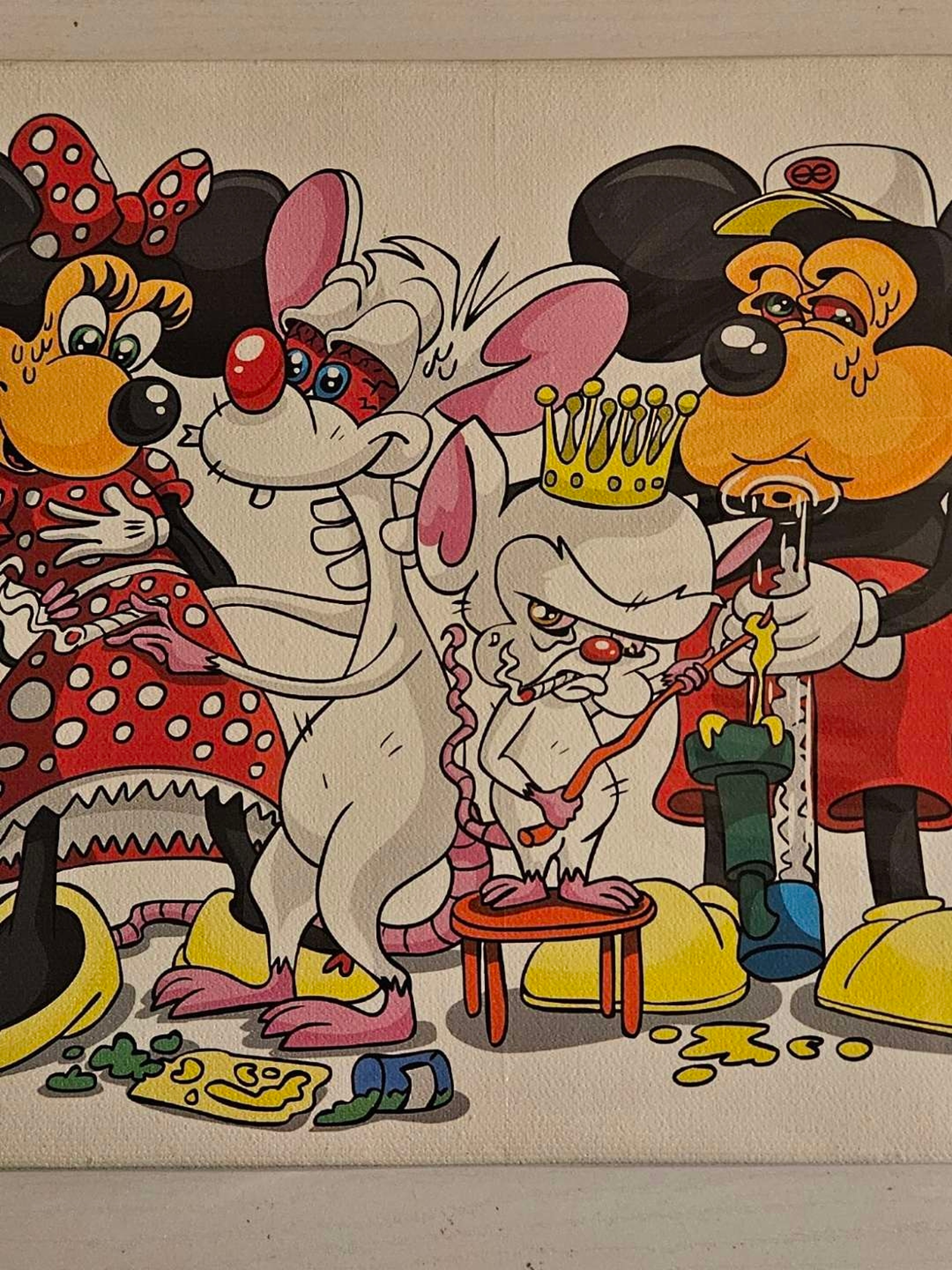 Preview pic of Dunkees Mouse Party Canvas