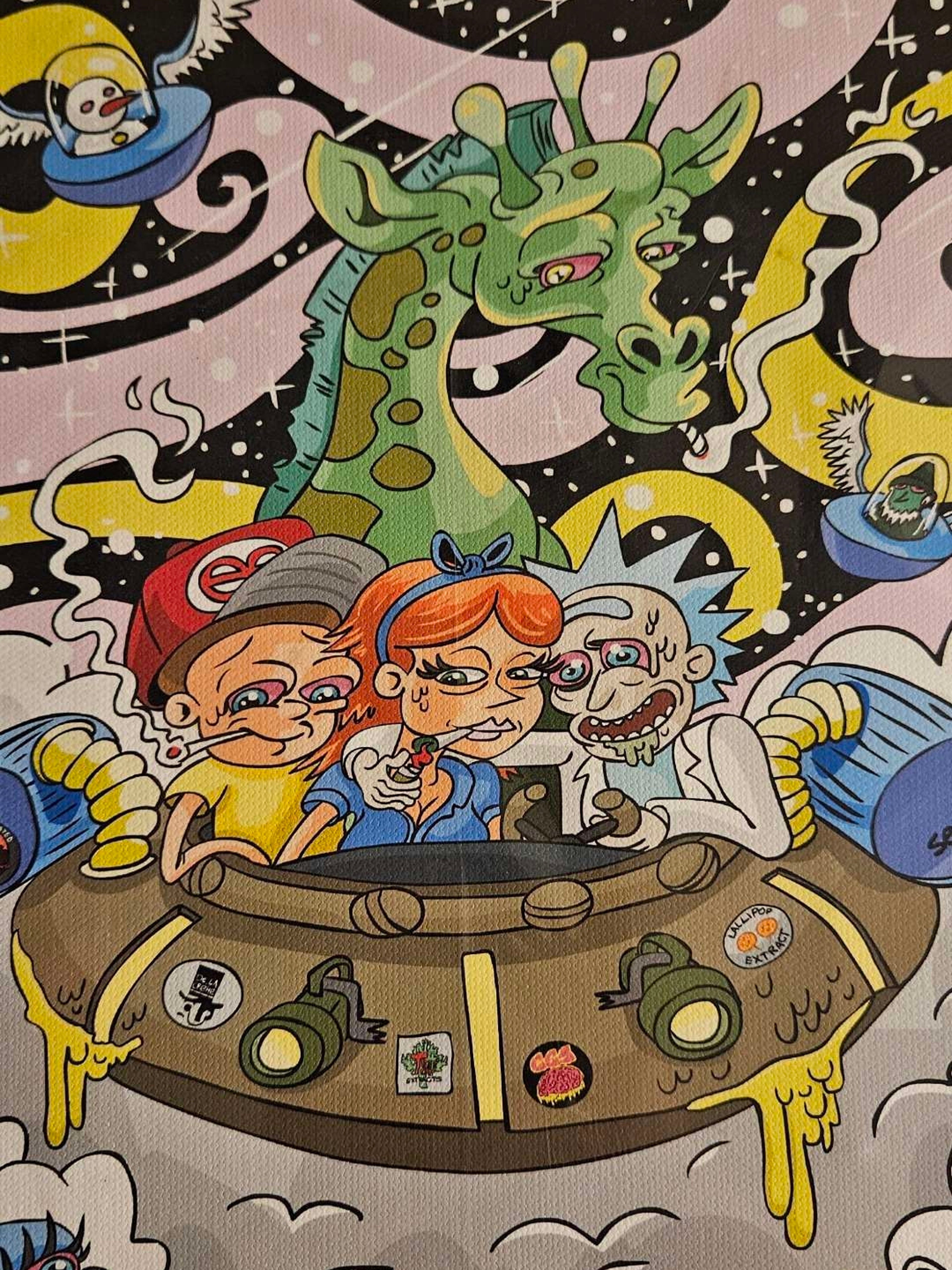 Preview pic of Dunkees Rick and Morty canvas