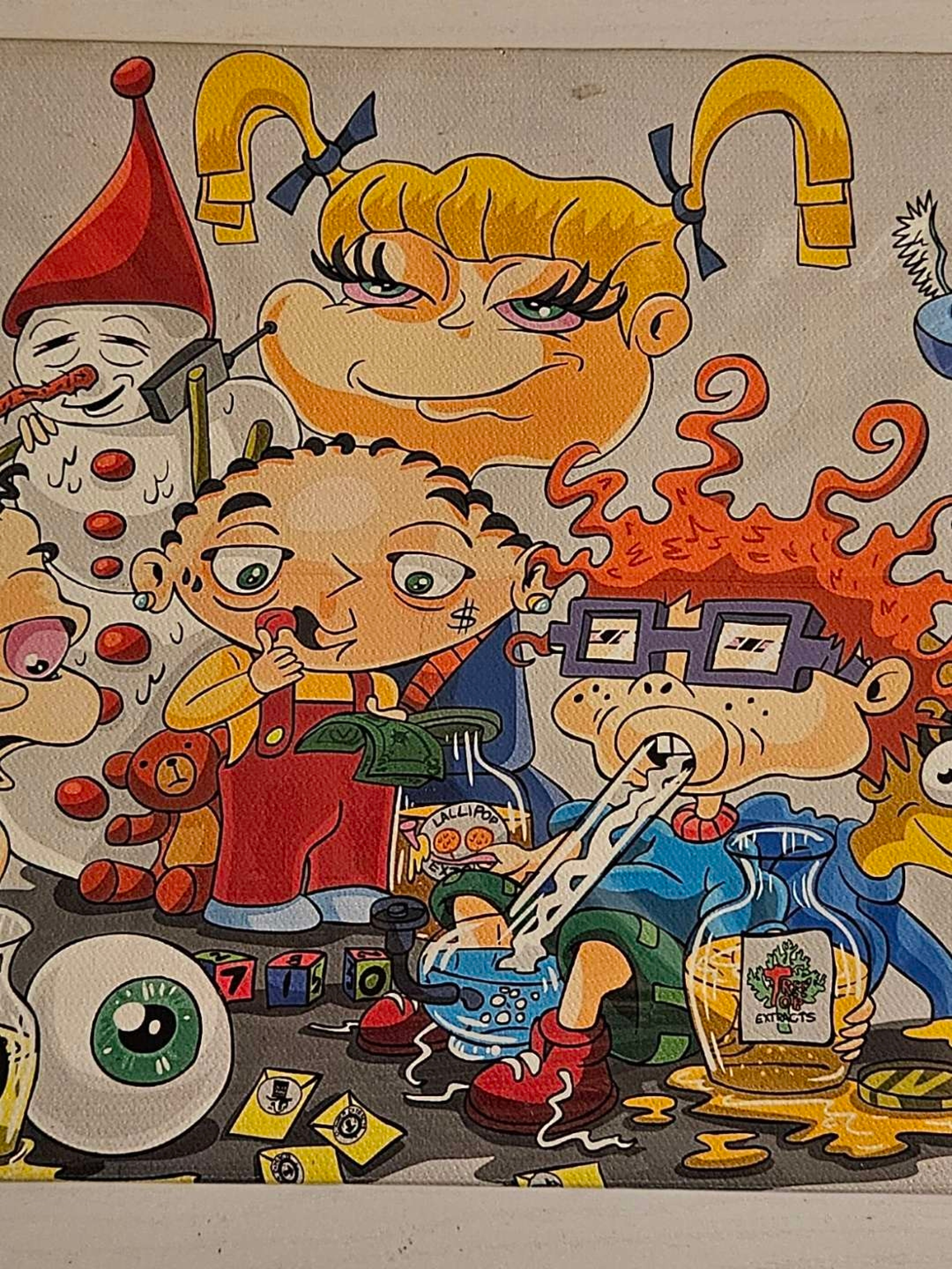 Preview pic of Dunkees DrugRats canvas