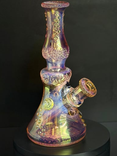 Preview pic of Hensley Glass Art fumed/carved rig