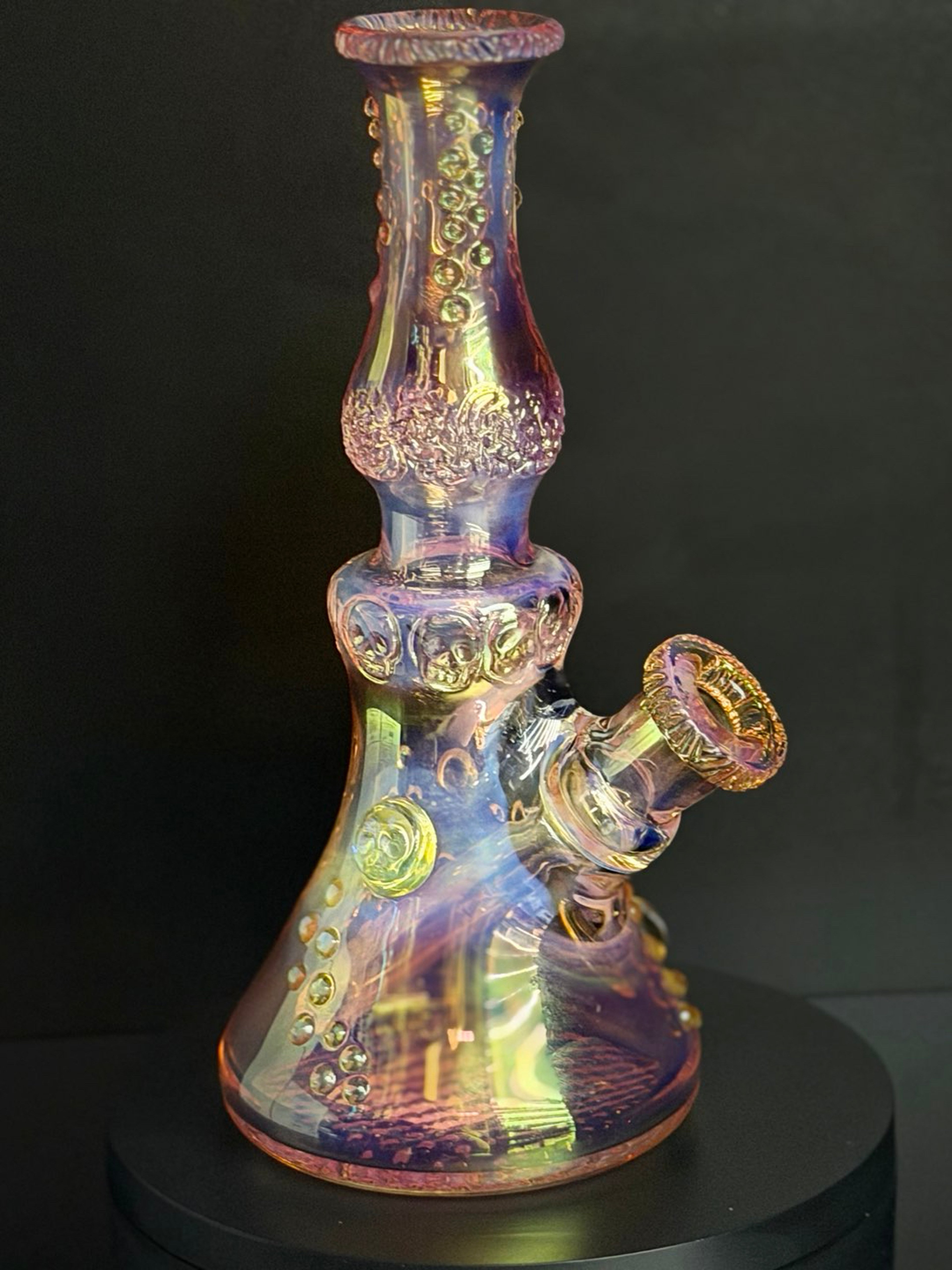 Preview pic of Hensley Glass Art fumed/carved rig