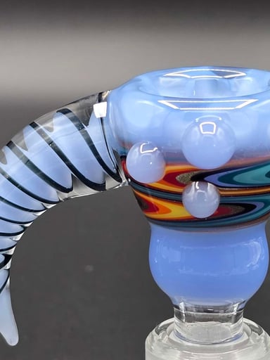 Preview pic of Blue 14mm Slide With Horn