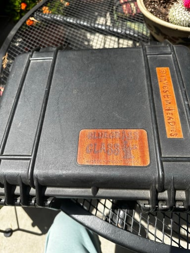 Preview pic of Custom Bluegrass with autographed pelican case