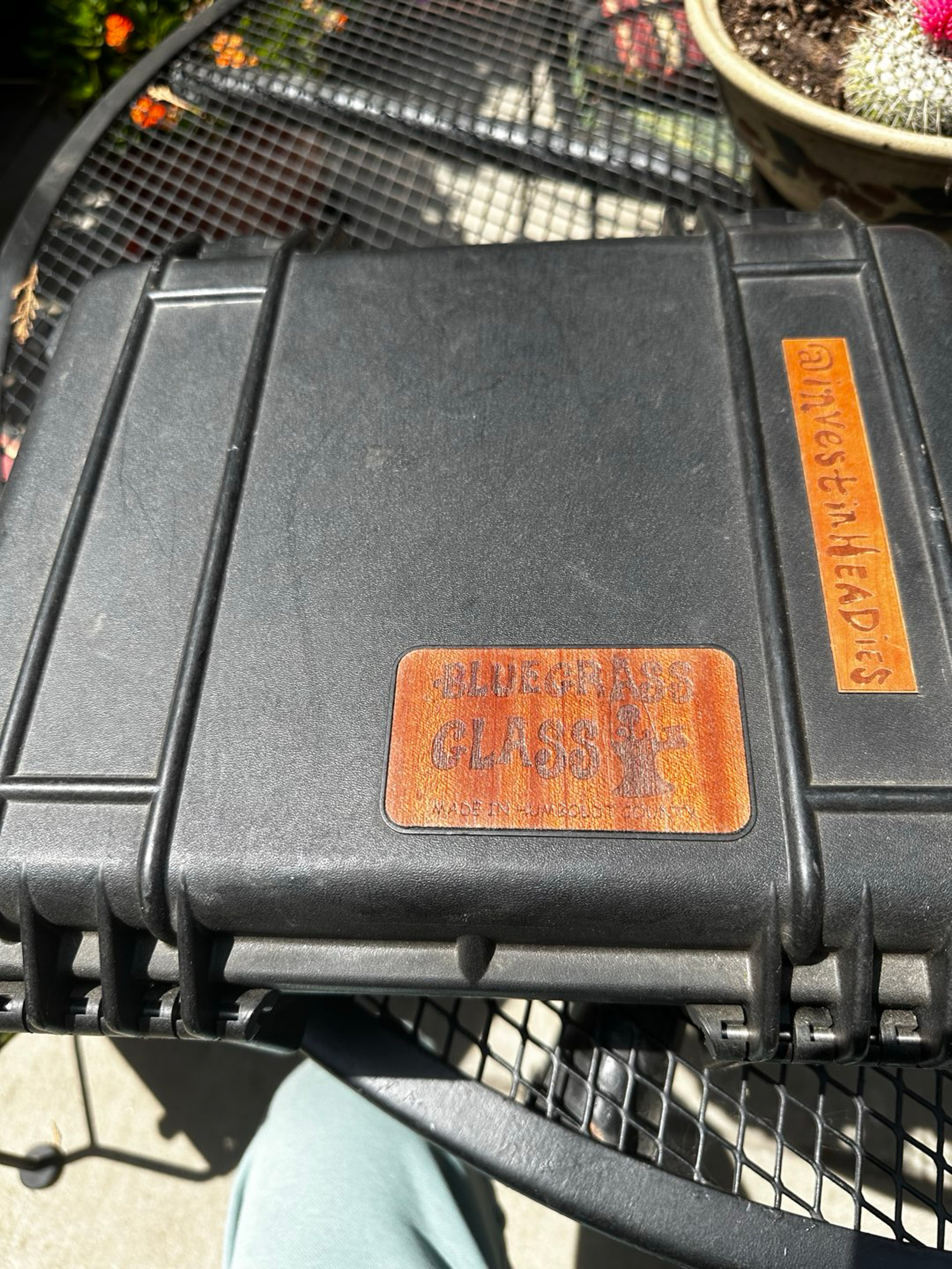 Preview pic of Custom Bluegrass with autographed pelican case