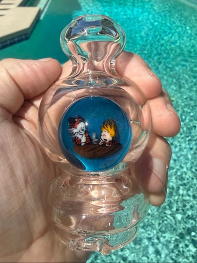 Preview pic of Calvin & Hobbes Puffco Peak Dry Top