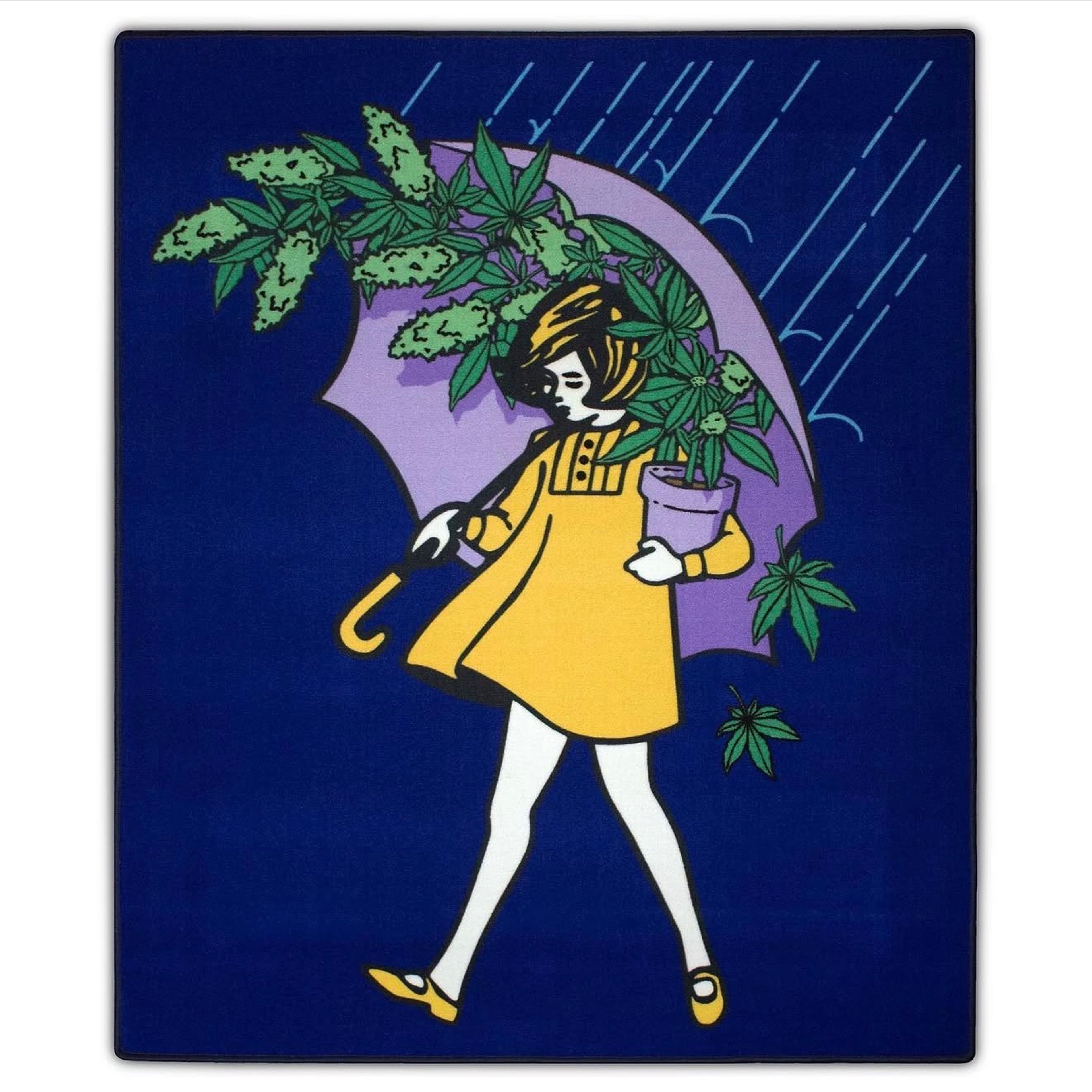 Preview pic of Slinger Apparel Emerald Girl 5’ x 6’ Rug